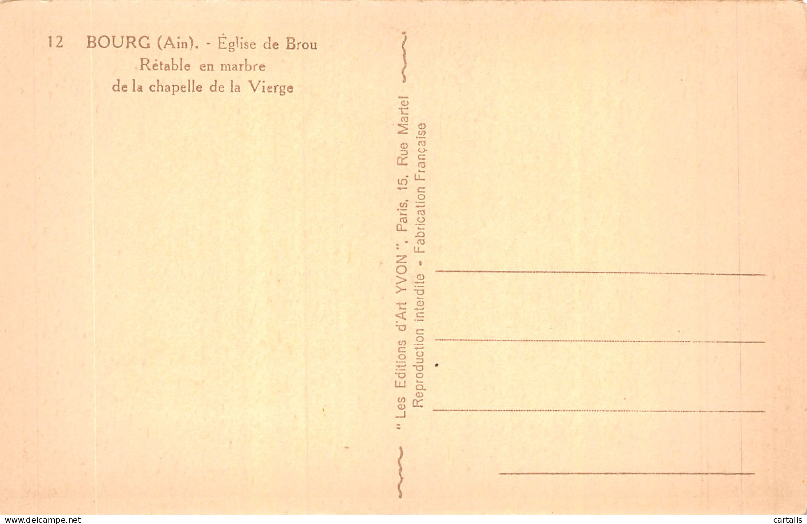 01-BOURG-N°4224-G/0031 - Other & Unclassified