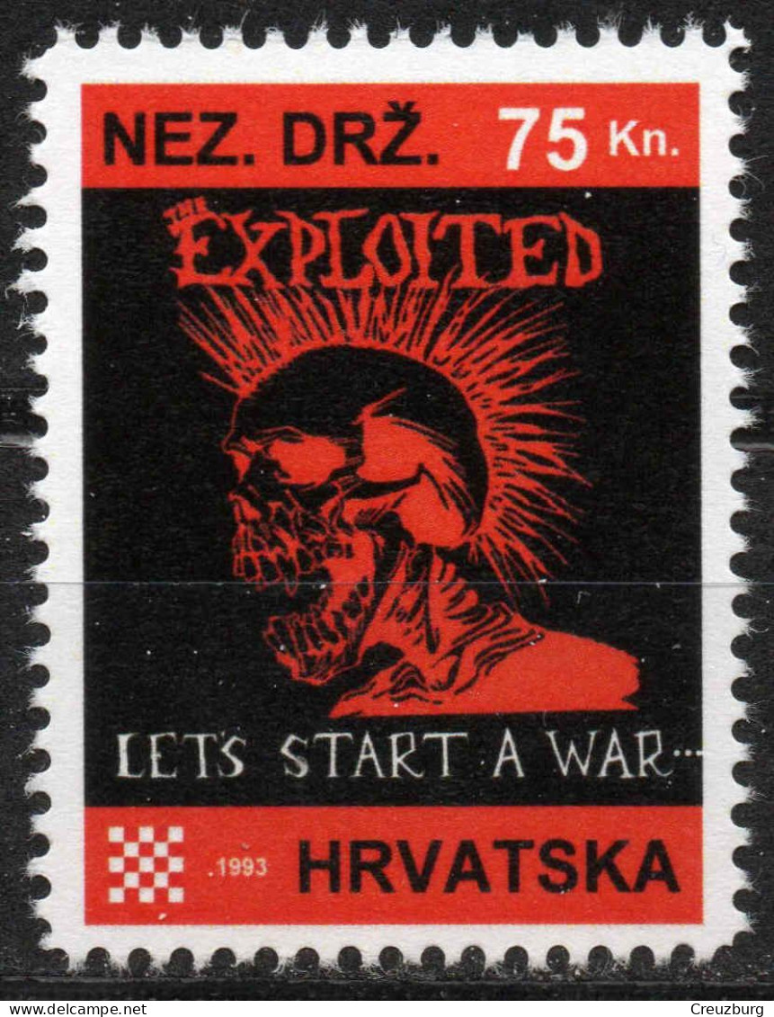 The Exploited - Briefmarken Set Aus Kroatien, 16 Marken, 1993. Unabhängiger Staat Kroatien, NDH. - Kroatien