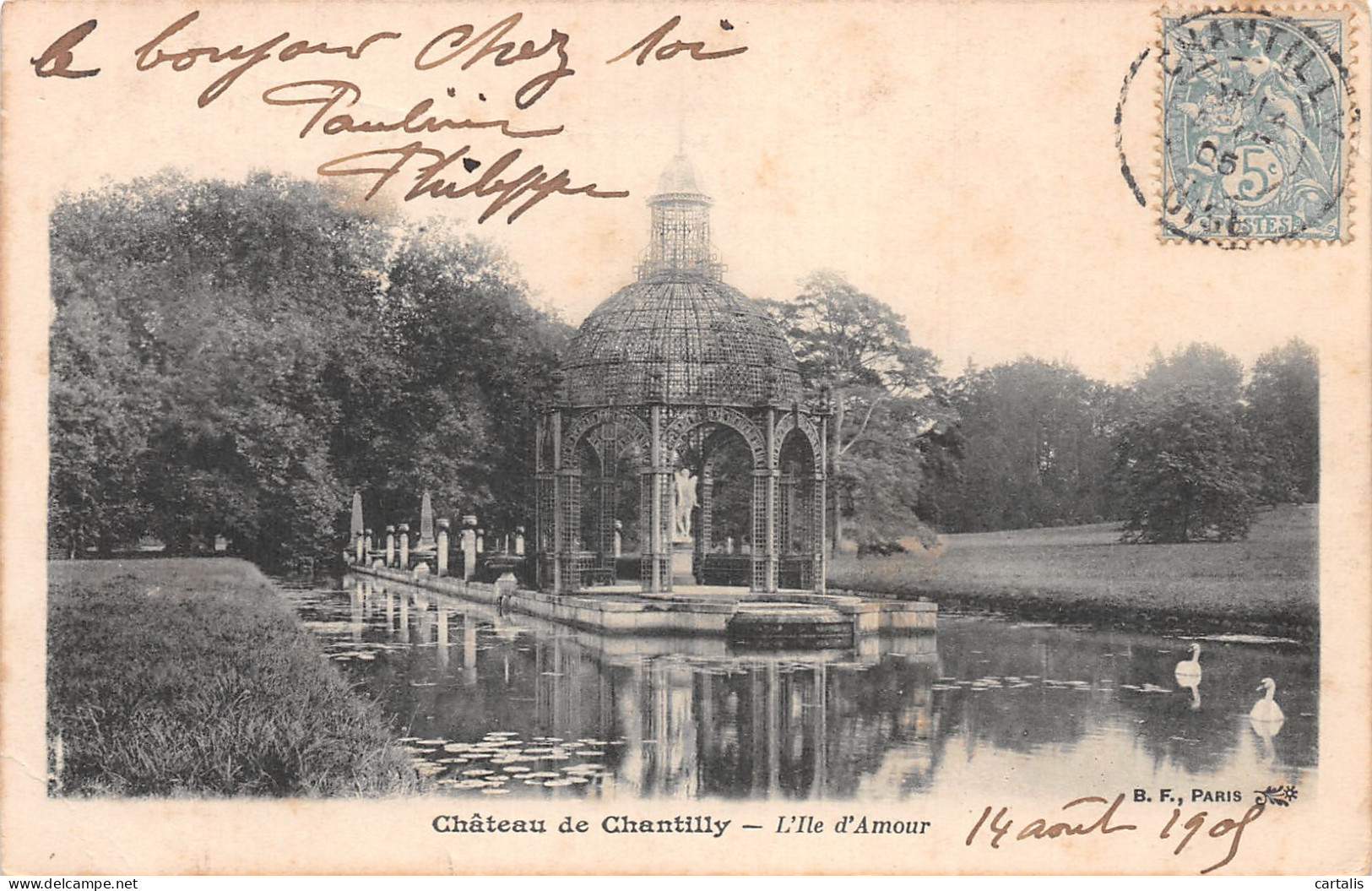 60-CHANTILLY LE CHATEAU-N°4224-E/0279 - Chantilly