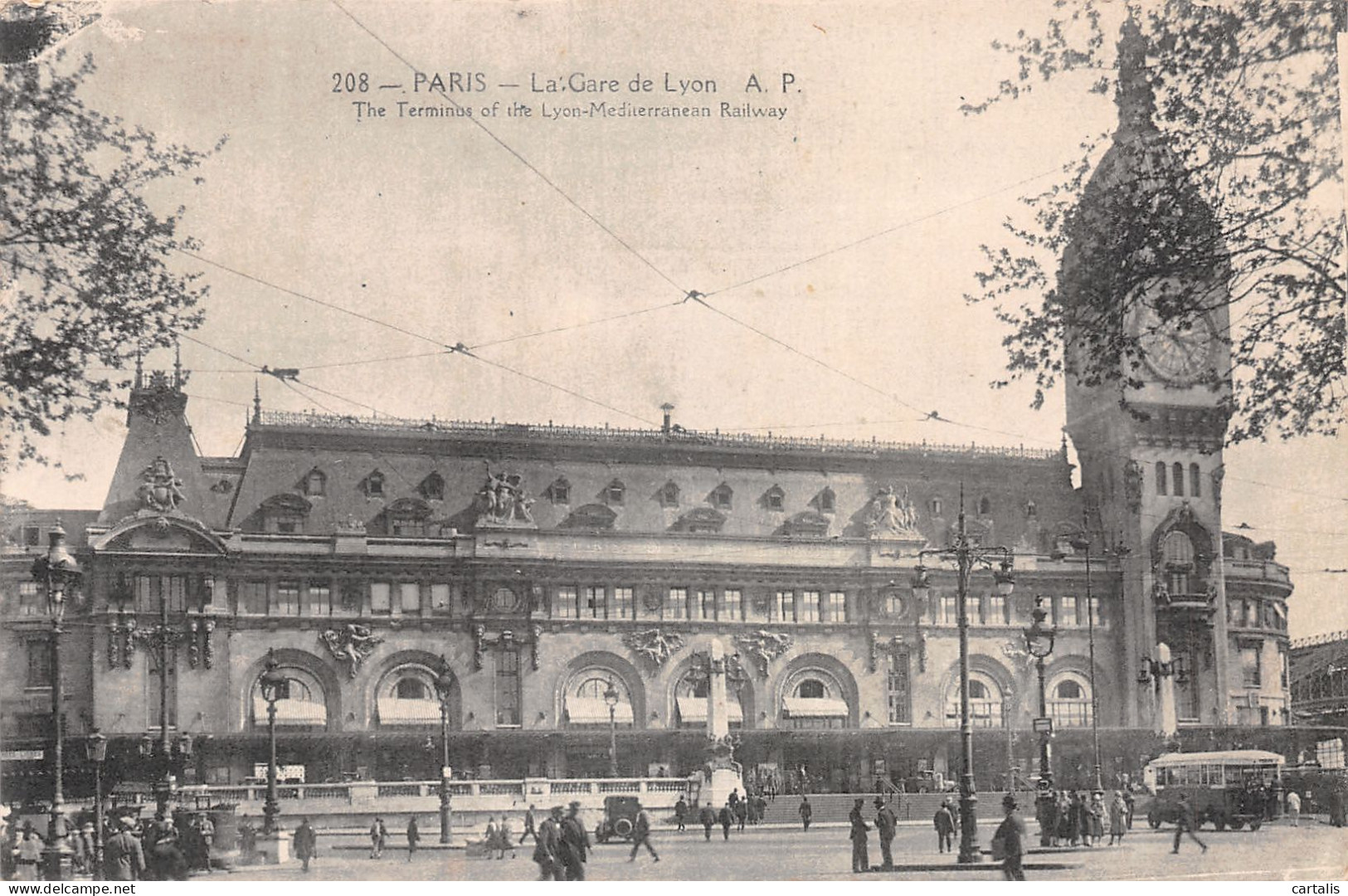 75-PARIS LA GARE DE LYON-N°4225-B/0207 - Métro Parisien, Gares