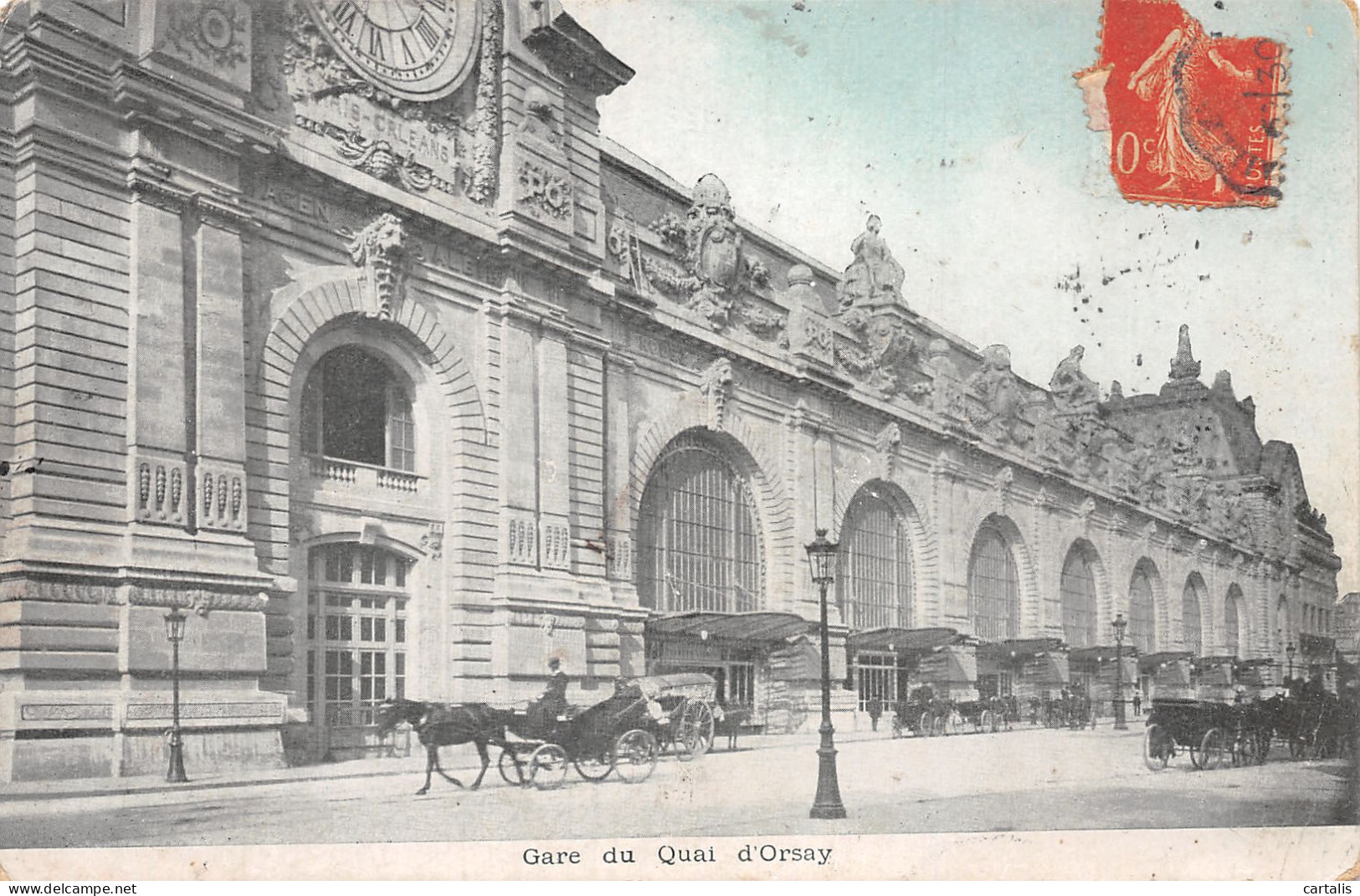 75-PARIS LA GARE DU QUAI D ORSAY-N°4225-B/0191 - Métro Parisien, Gares