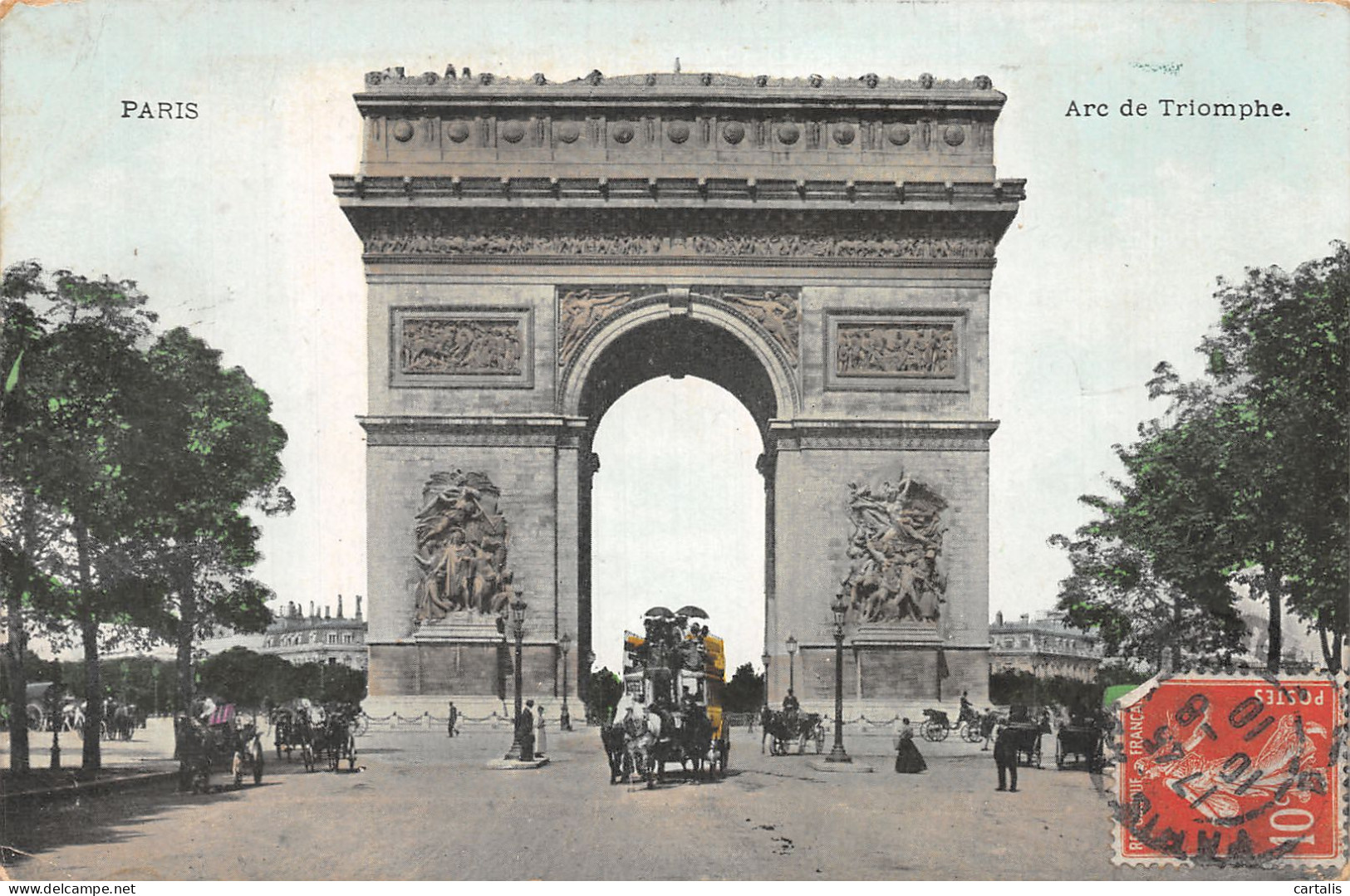 75-PARIS ARC DE TRIOMPHE-N°4225-B/0073 - Arc De Triomphe