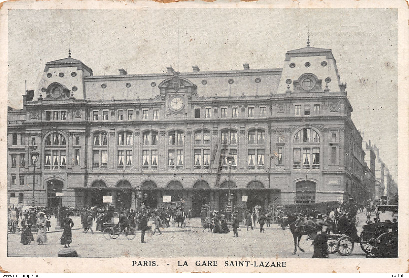 75-PARIS LA GARE SAINT LAZARE-N°4225-B/0049 - Métro Parisien, Gares