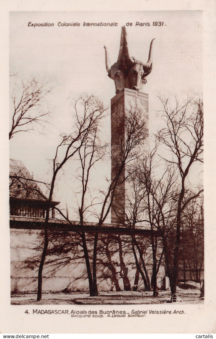 75-PARIS EXPO COLONIALE INTERNATIONALE MADAGASCAR-N°4225-B/0029 - Mostre