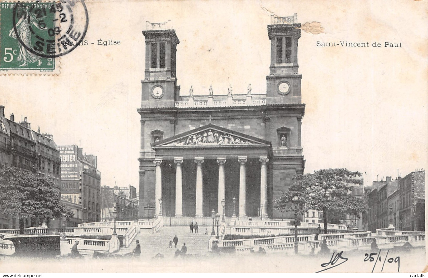 75-PARIS EGLISE SAINT VINCENT DE PAUL-N°4225-A/0325 - Kirchen