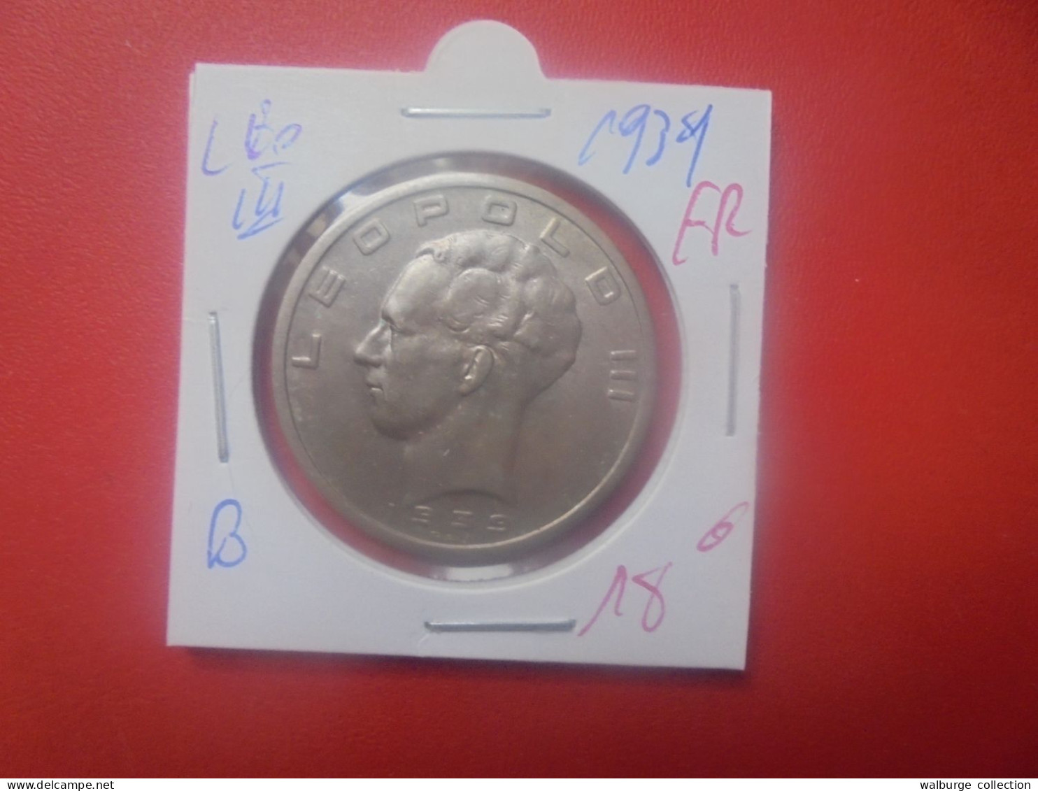 Léopold III. 50 FRANCS 1939 FR POS.B ARGENT (A.1) - 50 Francs