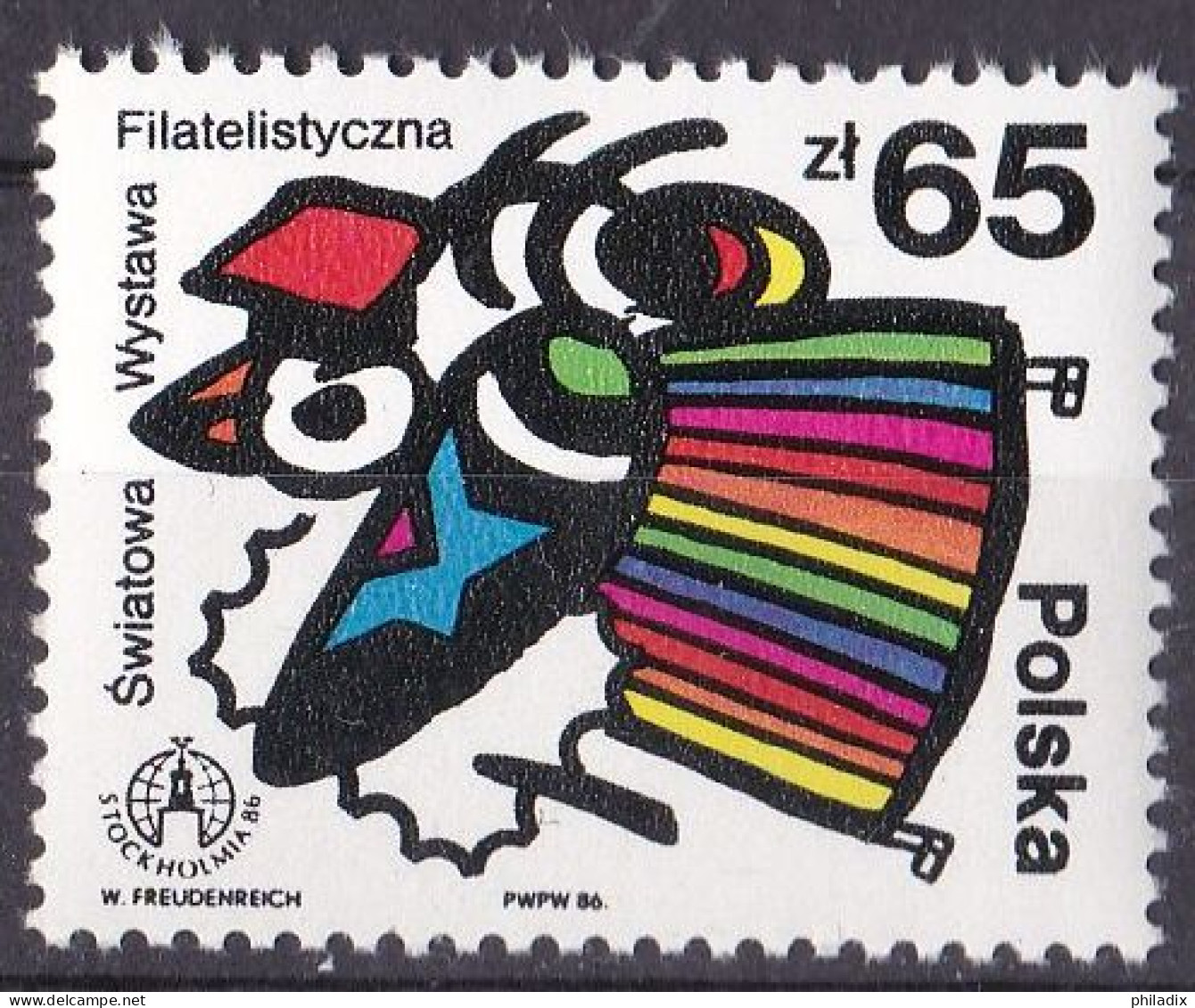 Polen Marke Von 1986 **/MNH (A5-16) - Unused Stamps