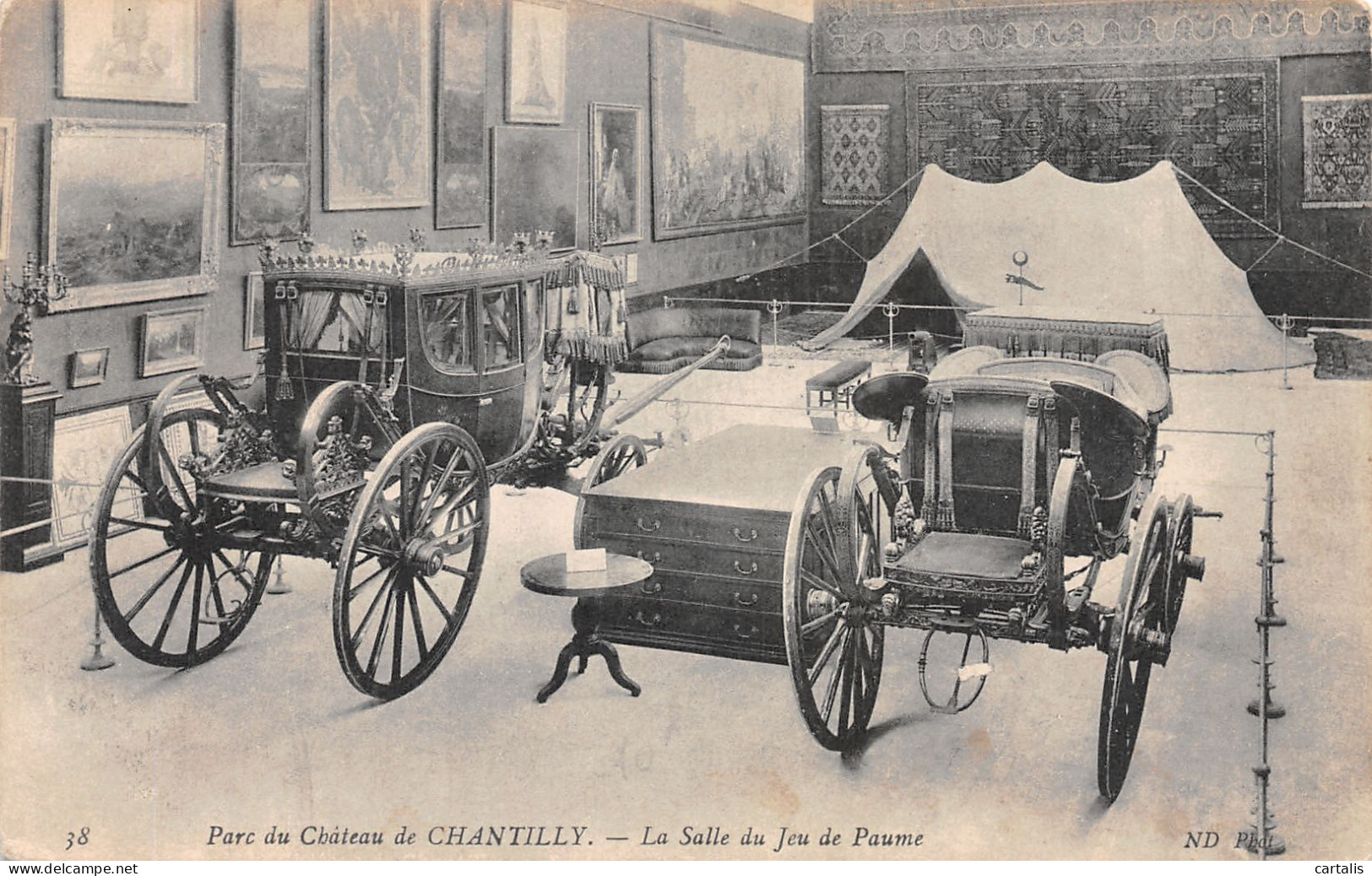 60-CHANTILLY LE CHATEAU-N°4224-H/0161 - Chantilly