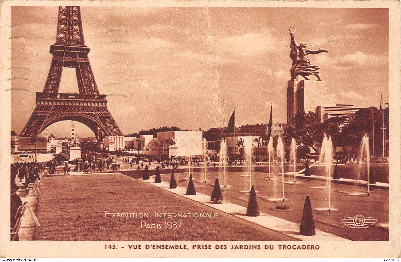 75-PARIS EXPO INTERNATIONALE JARDIN DU TROCADERO-N°4225-E/0043 - Mostre