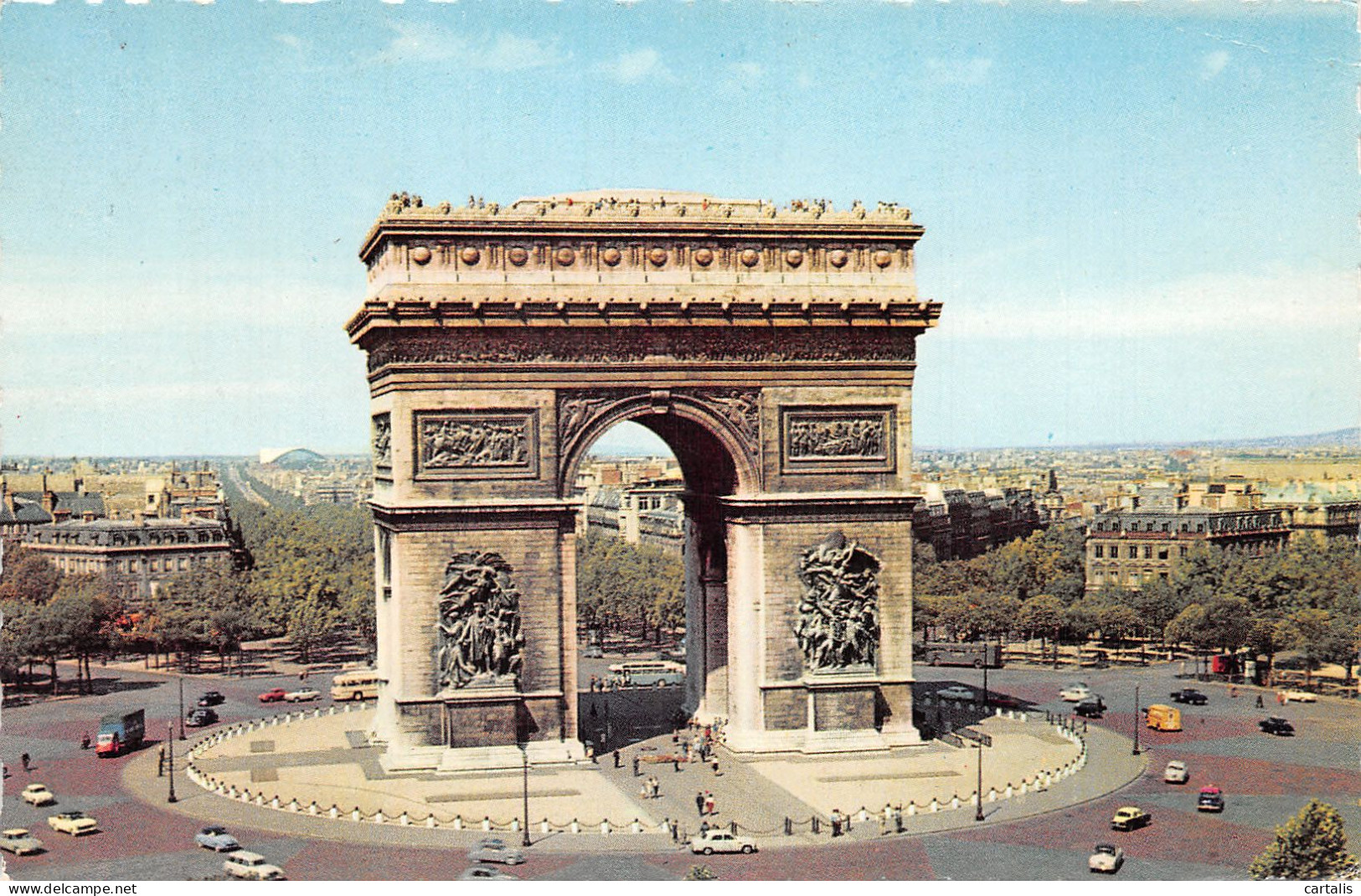 75-PARIS L ARC DE TRIOMPHE DE L ETOILE-N°4225-E/0009 - Arc De Triomphe