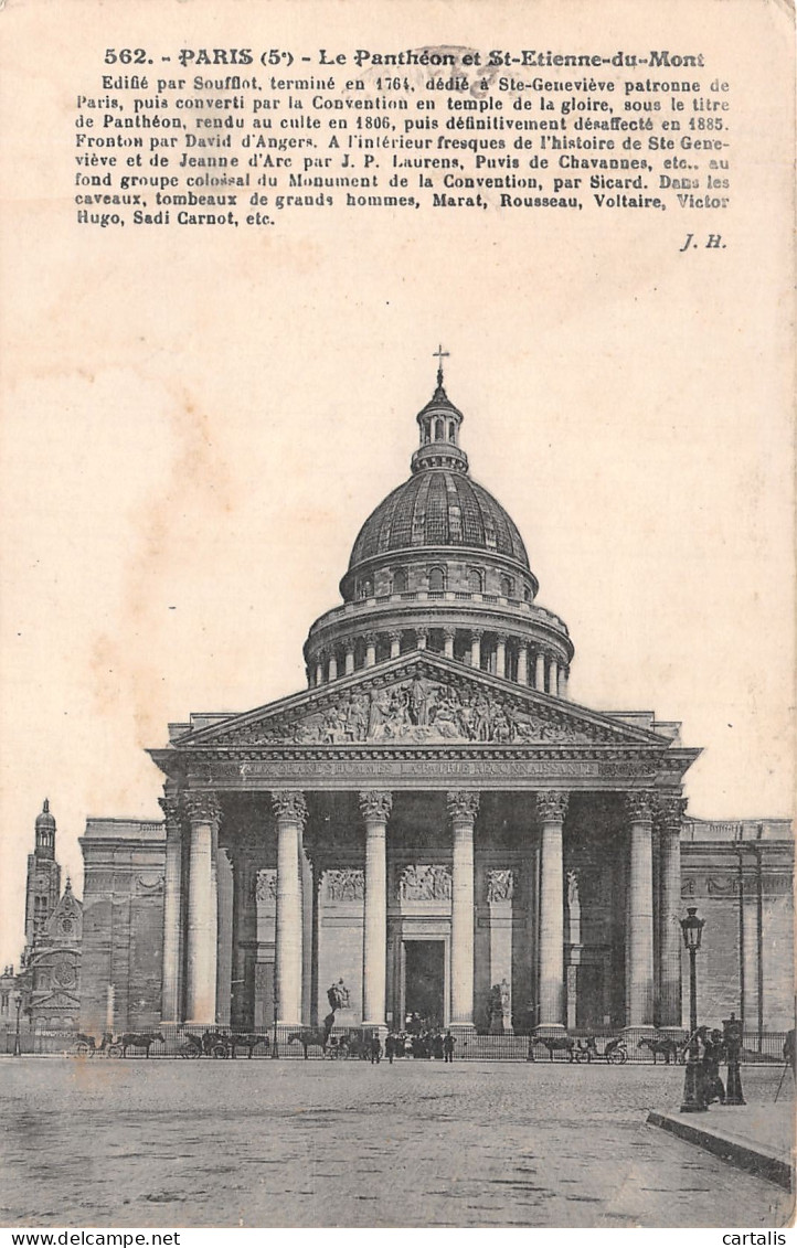 75-PARIS LE PANTHEON ET SAINT ETIENNE DU MONT-N°4225-D/0307 - Panthéon