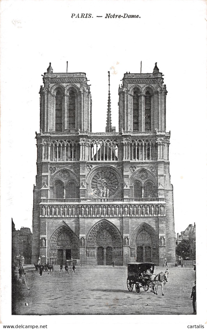 75-PARIS NOTRE DAME-N°4225-D/0283 - Notre Dame Von Paris