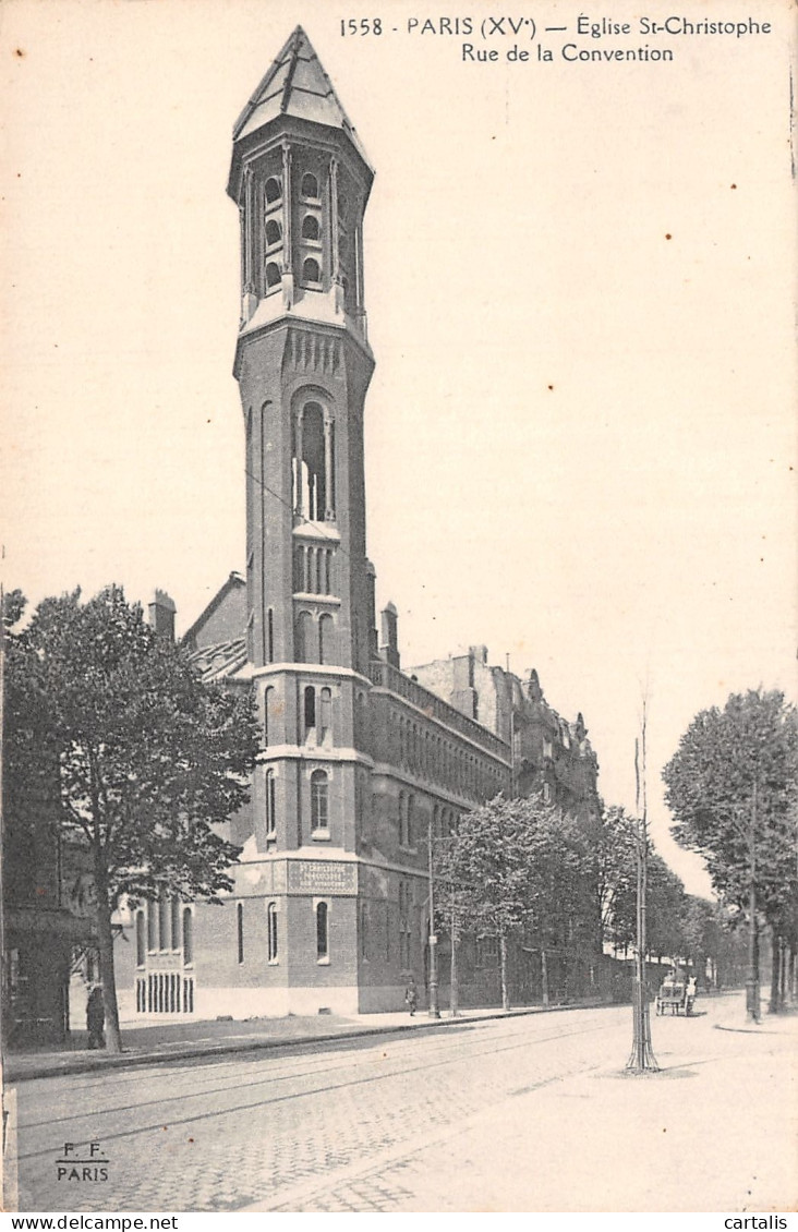 75-PARIS EGLISE SAINT CHRISTOPHE -N°4225-D/0265 - Chiese