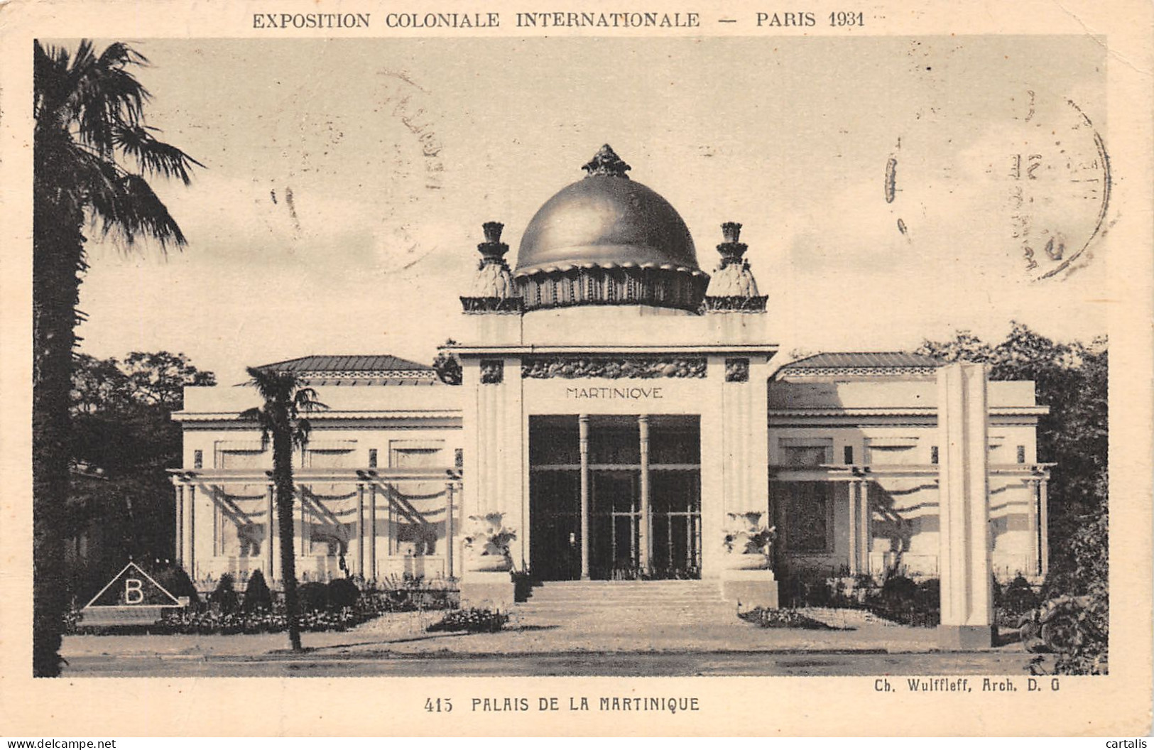 75-PARIS EXPO COLONIALE INTERNATIONALE PALAIS DE LA MARTINIQUE-N°4225-D/0147 - Exhibitions