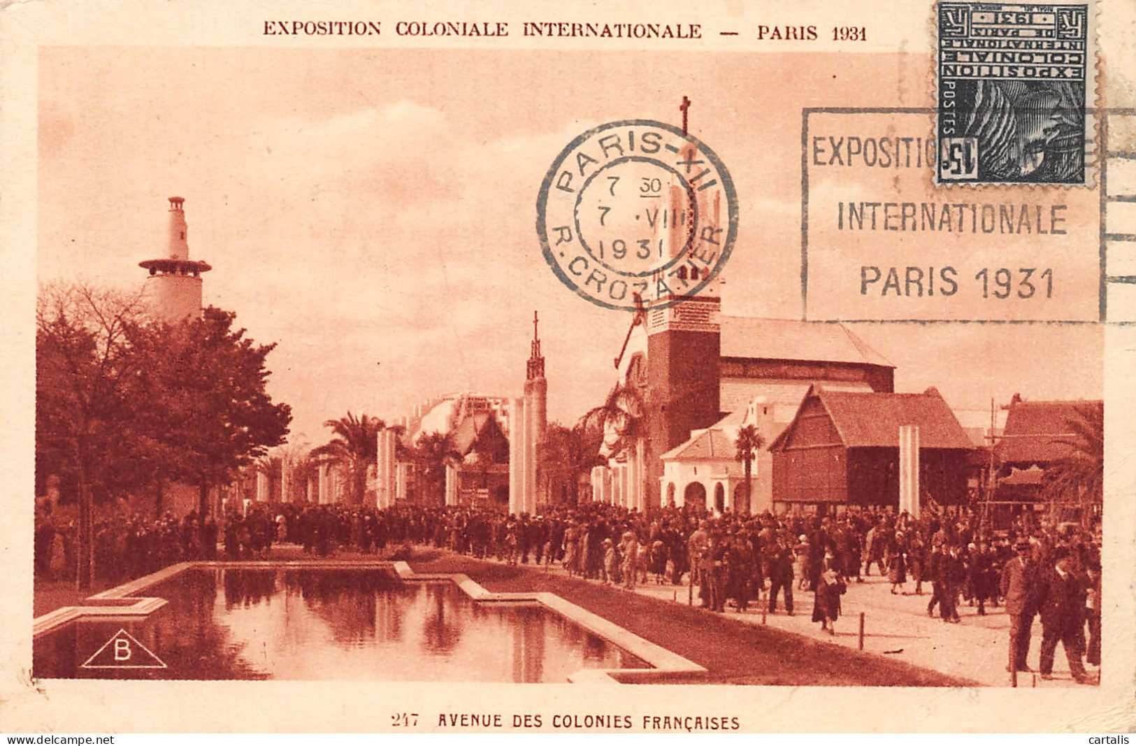 75-PARIS EXPO COLONIALE INTERNATIONALE COLONIES FRANCAISES-N°4225-C/0041 - Ausstellungen