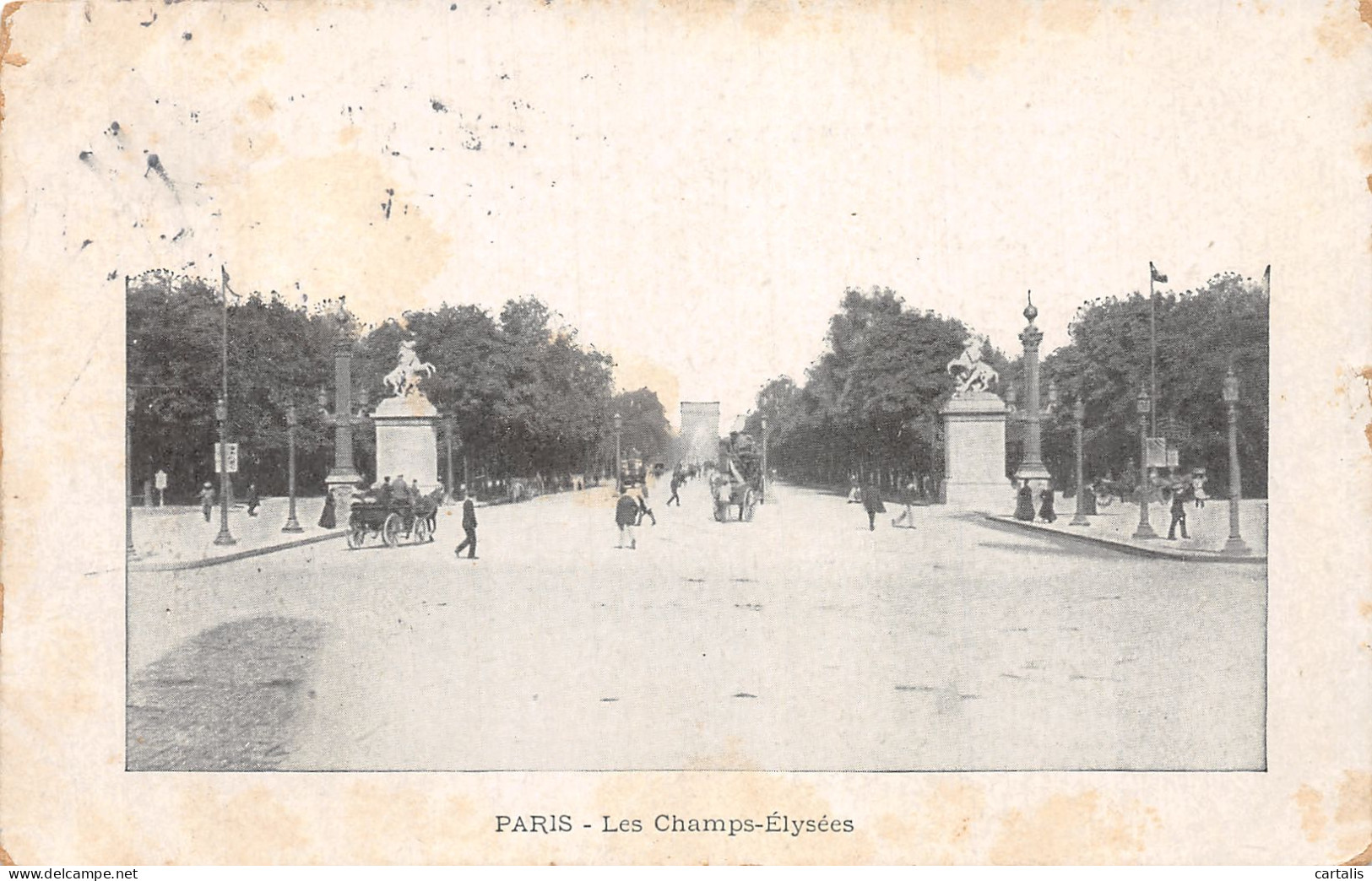 75-PARIS LES CHAMPS ELYSEES-N°4225-C/0025 - Champs-Elysées