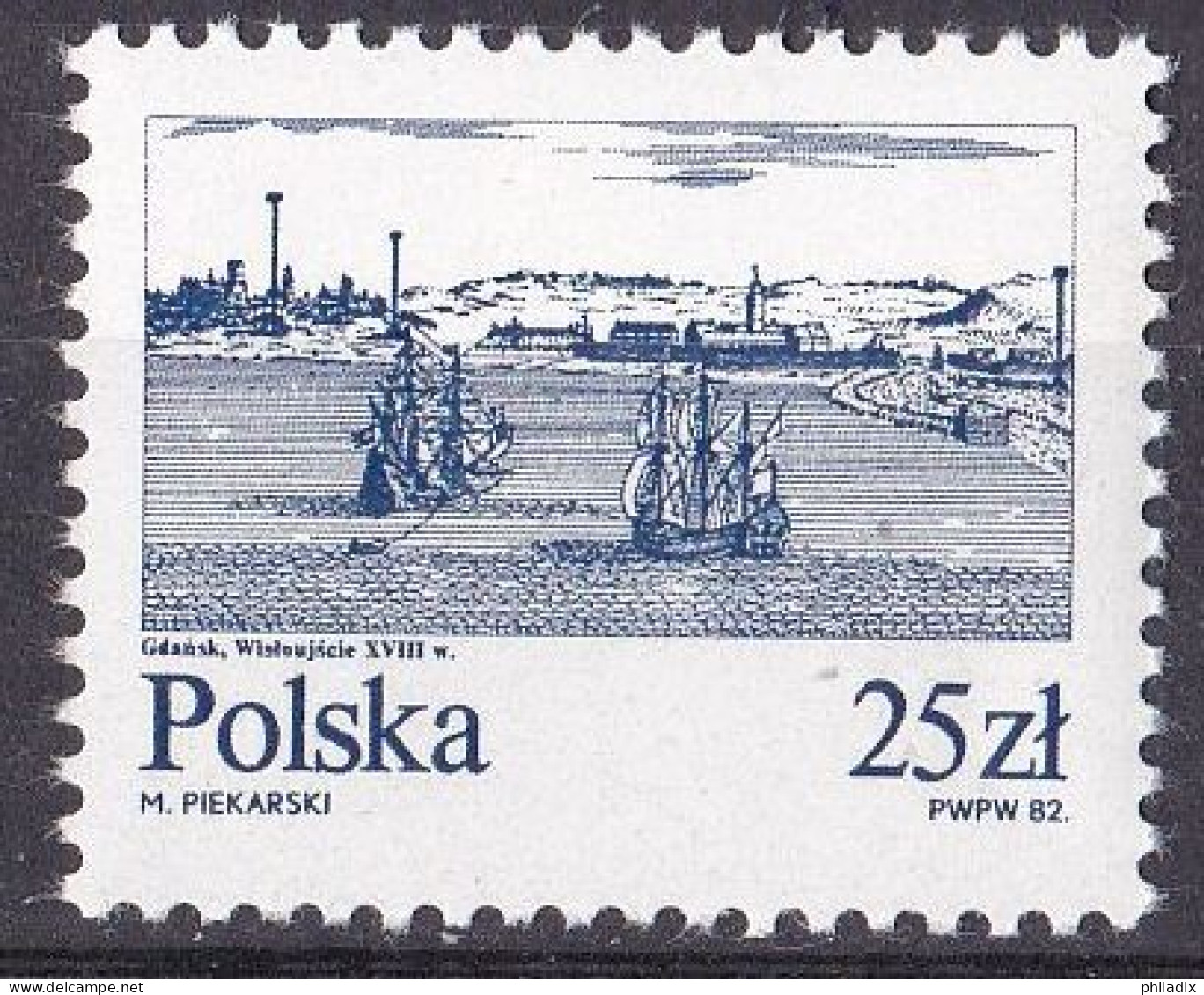 Polen Marke Von 1982 **/MNH (A5-16) - Unused Stamps