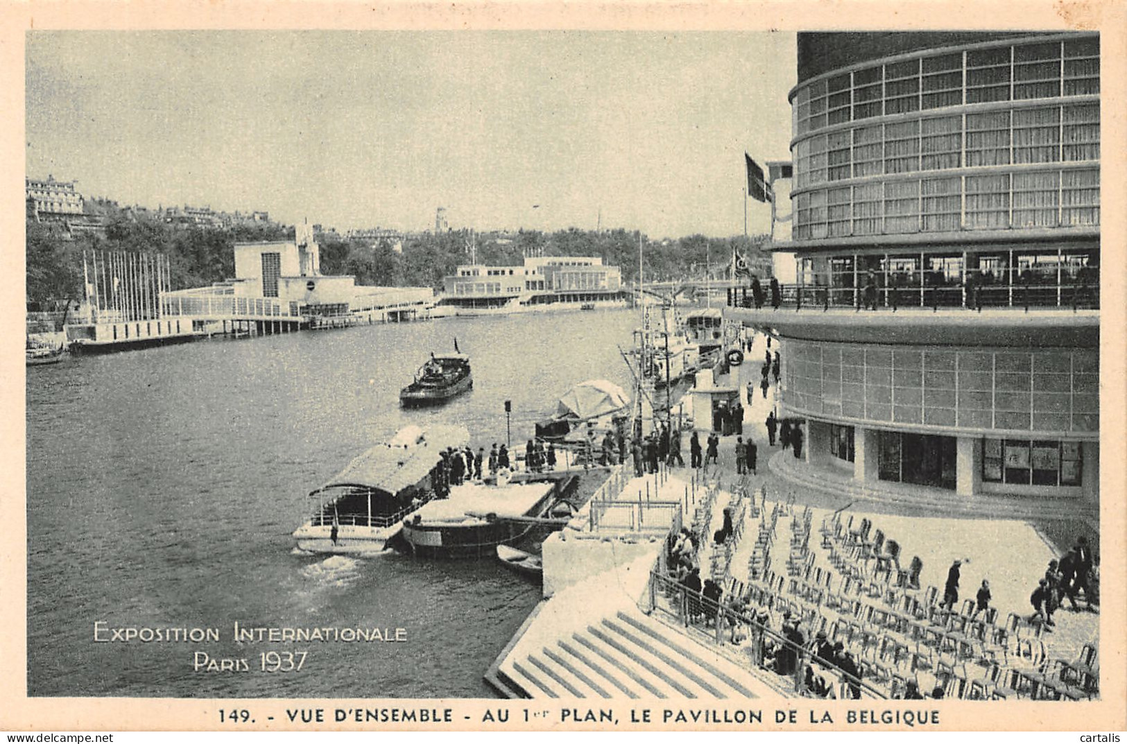 75-PARIS EXPO INTERNATIONALE PAVILLON DE LA BELGIQUE-N°4225-B/0317 - Ausstellungen