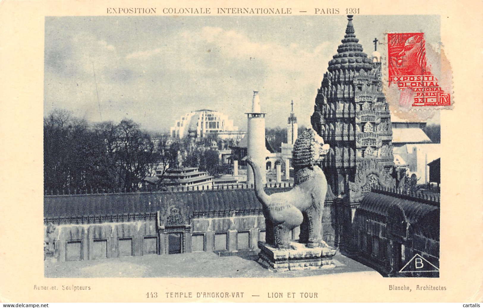 75-PARIS EXPO COLONIALE INTERNATIONALE ANGKOR VAT-N°4225-G/0273 - Exhibitions