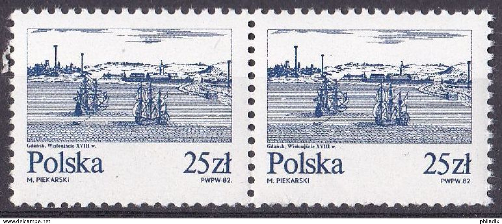 Polen Marke Von 1982 **/MNH (A5-16) - Unused Stamps