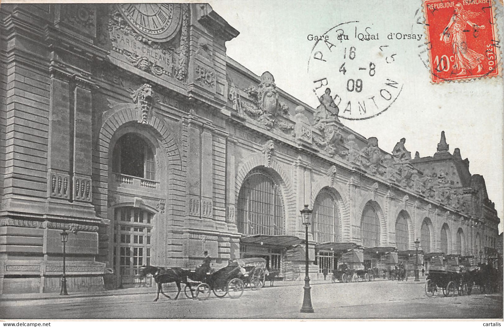 75-PARIS GARE DU QUAI D ORSAY-N°4225-F/0389 - Stations, Underground