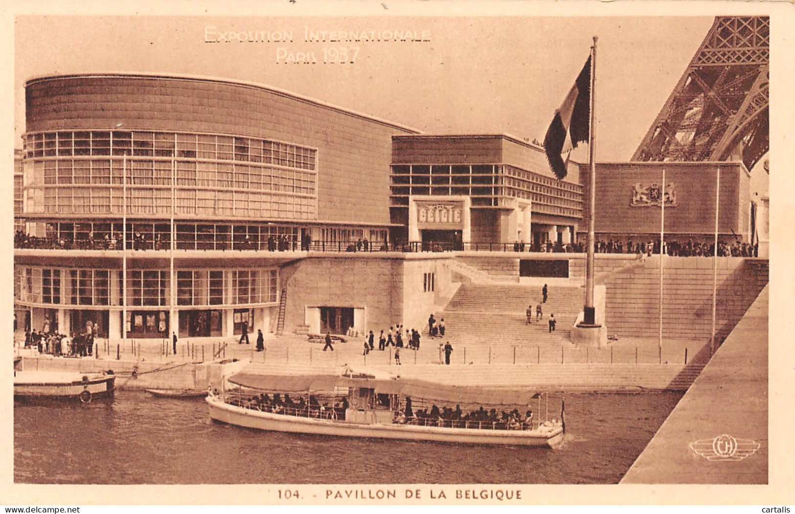 75-PARIS EXPO INTERNATIONALE PAVILLON DE LA Belgique-N°4225-E/0347 - Ausstellungen