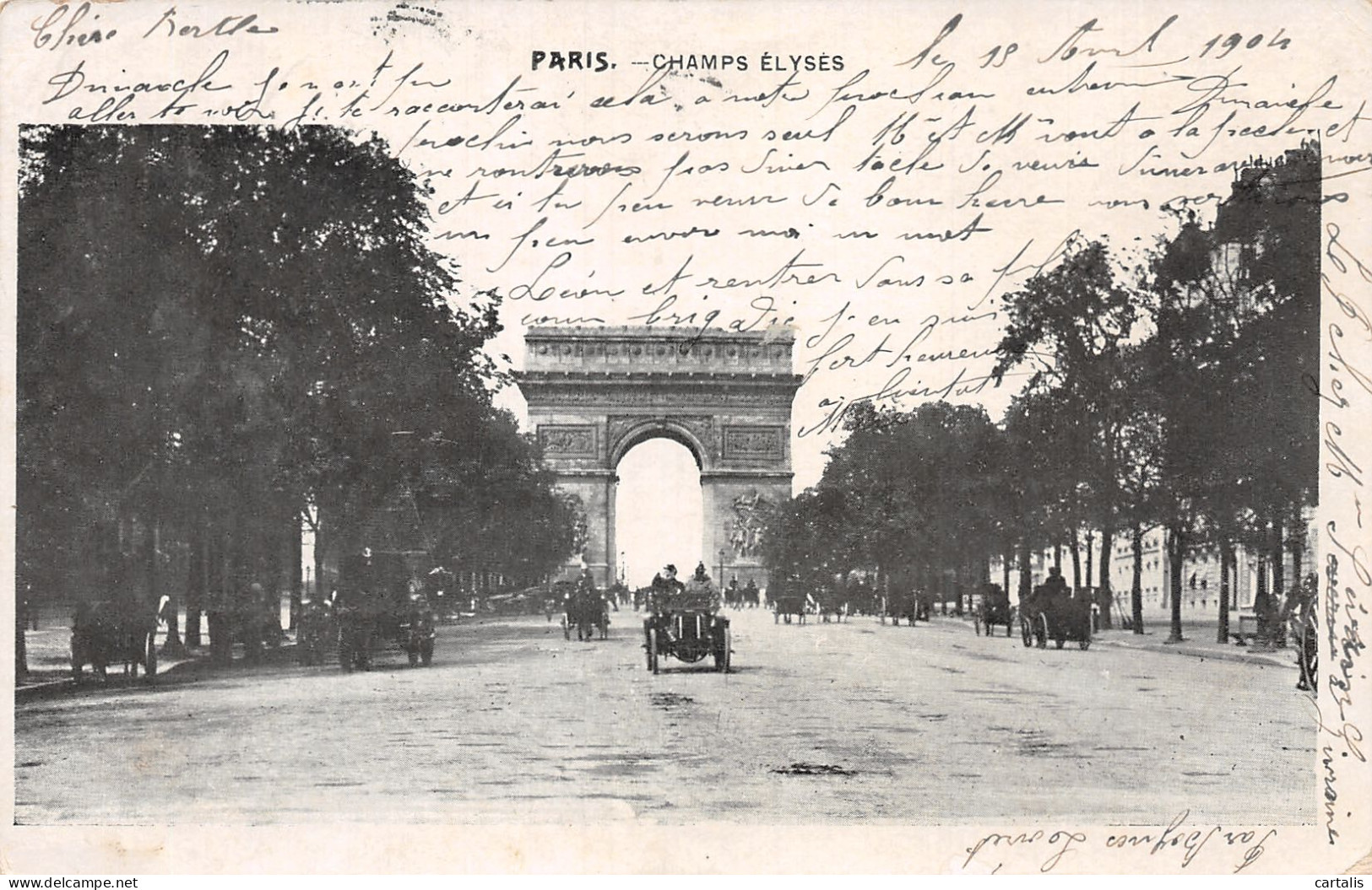 75-PARIS CHAMPS ELYSEES-N°4225-E/0173 - Champs-Elysées