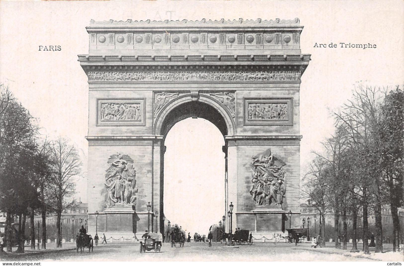 75-PARIS ARC DE TRIOMPHE-N°4225-E/0117 - Arc De Triomphe