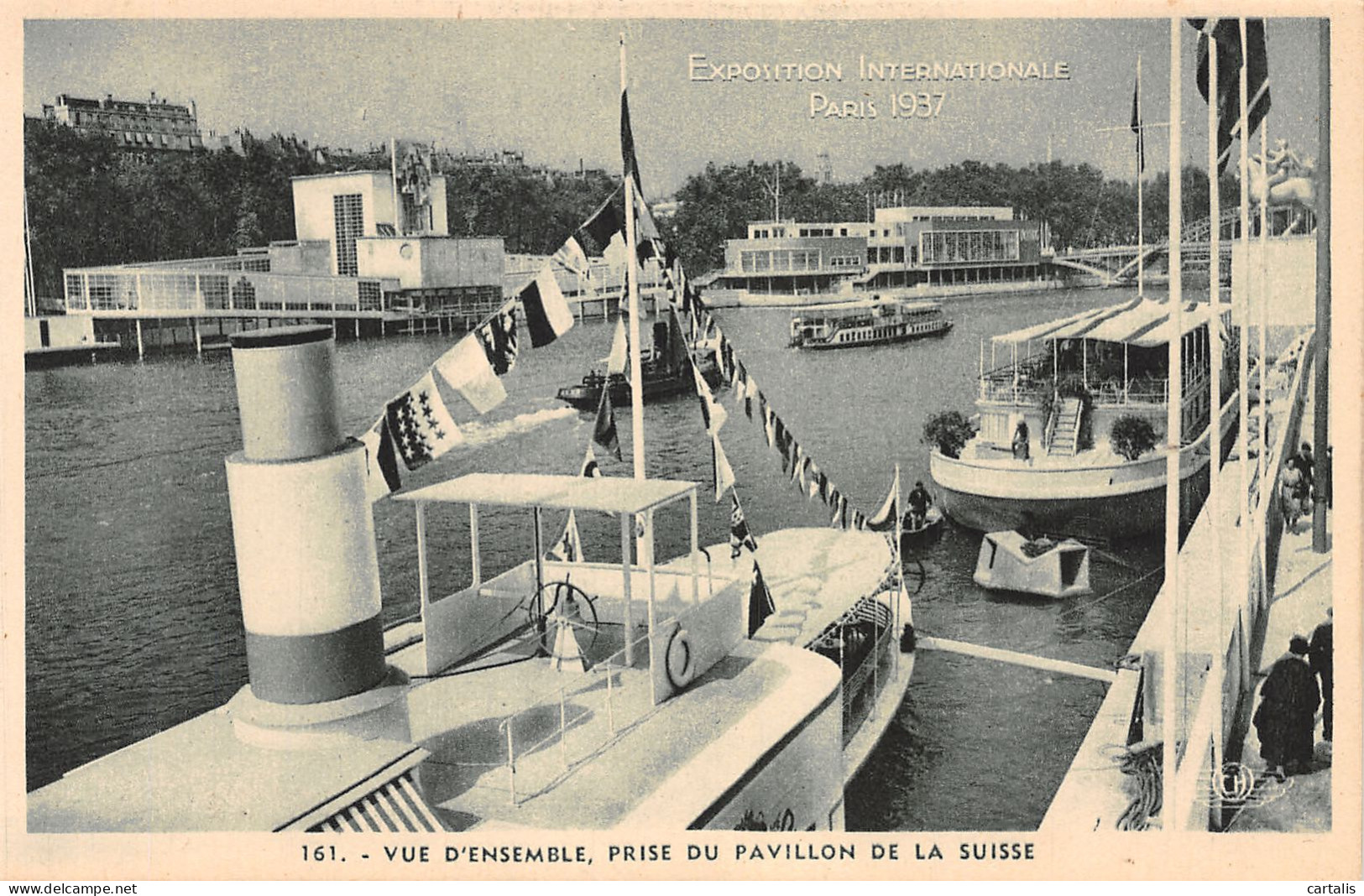 75-PARIS EXPO INTERNATIONALE 1937 PAVILLON DE LA SUISSE-N°4226-A/0261 - Exhibitions