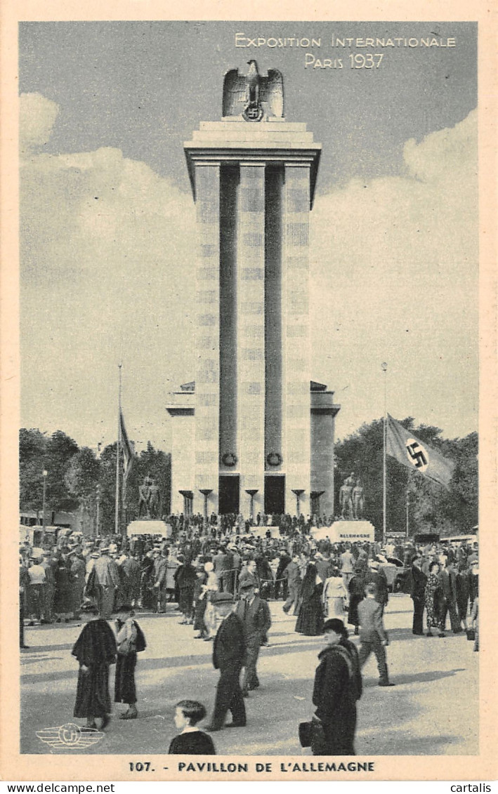 75-PARIS EXPO INTERNATIONALE 1937 PAVILLON DE L Allemagne-N°4226-A/0251 - Mostre