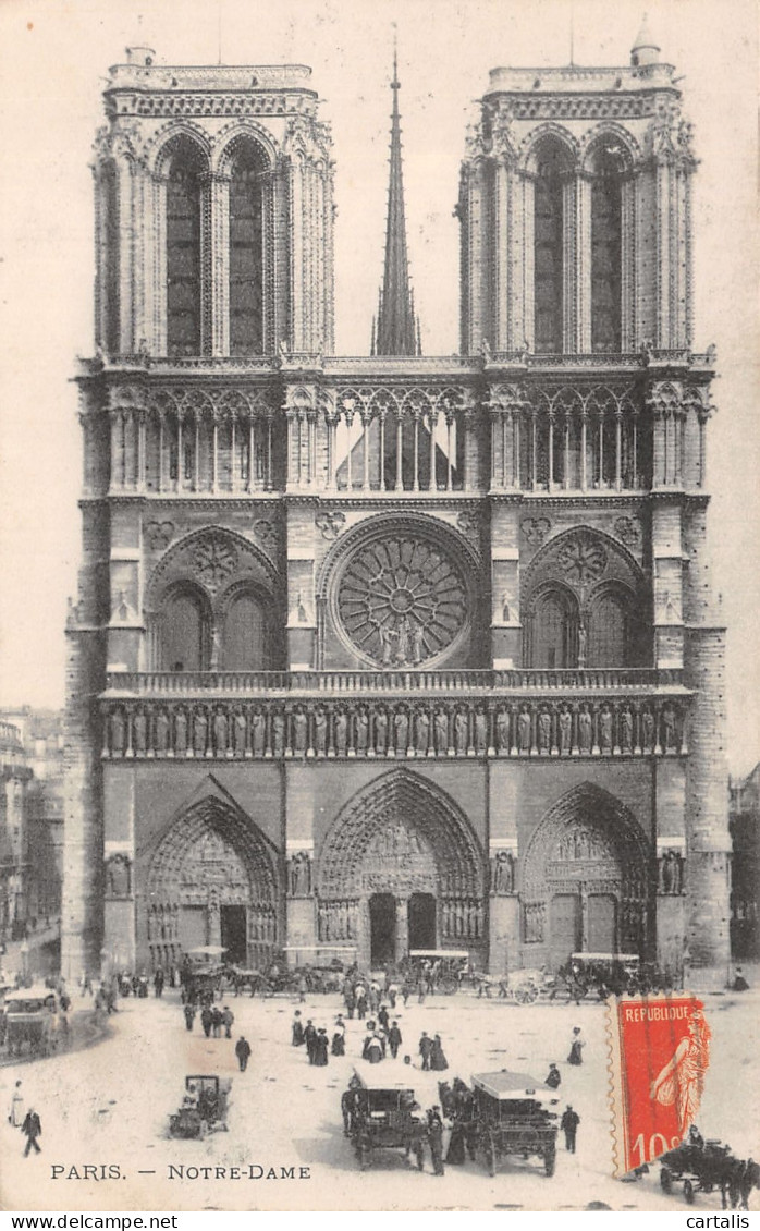 75-PARIS NOTRE DAME-N°4226-A/0221 - Notre Dame De Paris