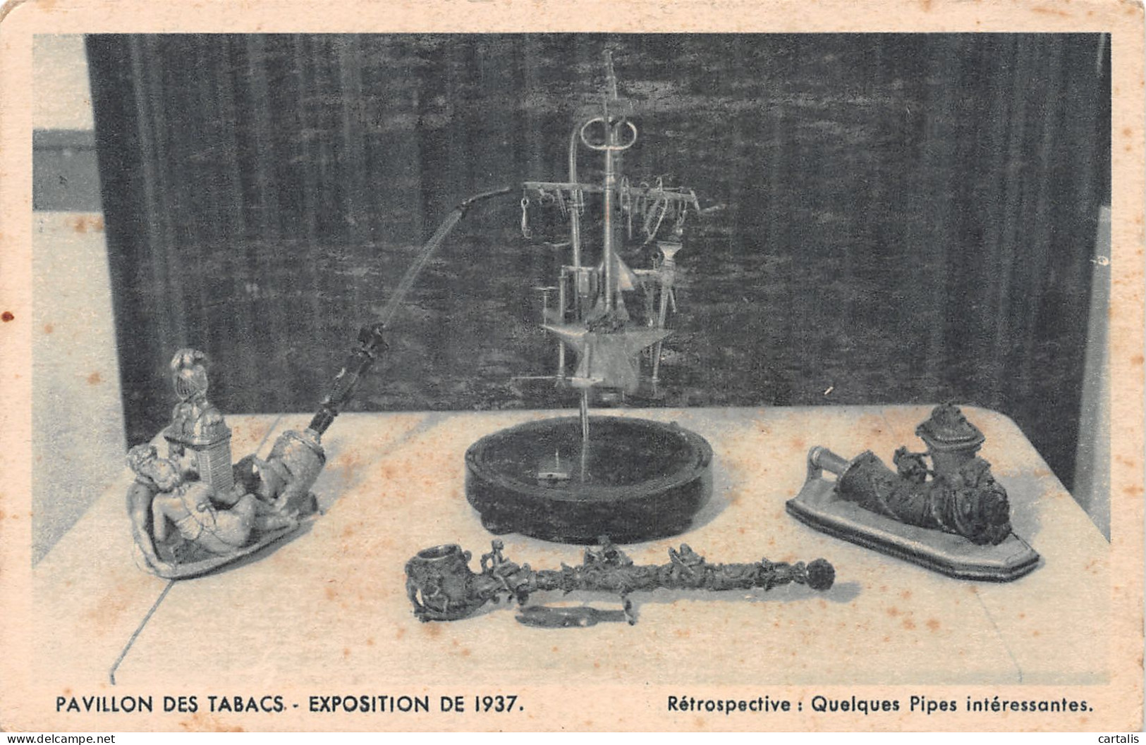 75-PARIS EXPO INTERNATIONALE 1937 PAVILLON DES TABACS-N°4226-A/0191 - Mostre