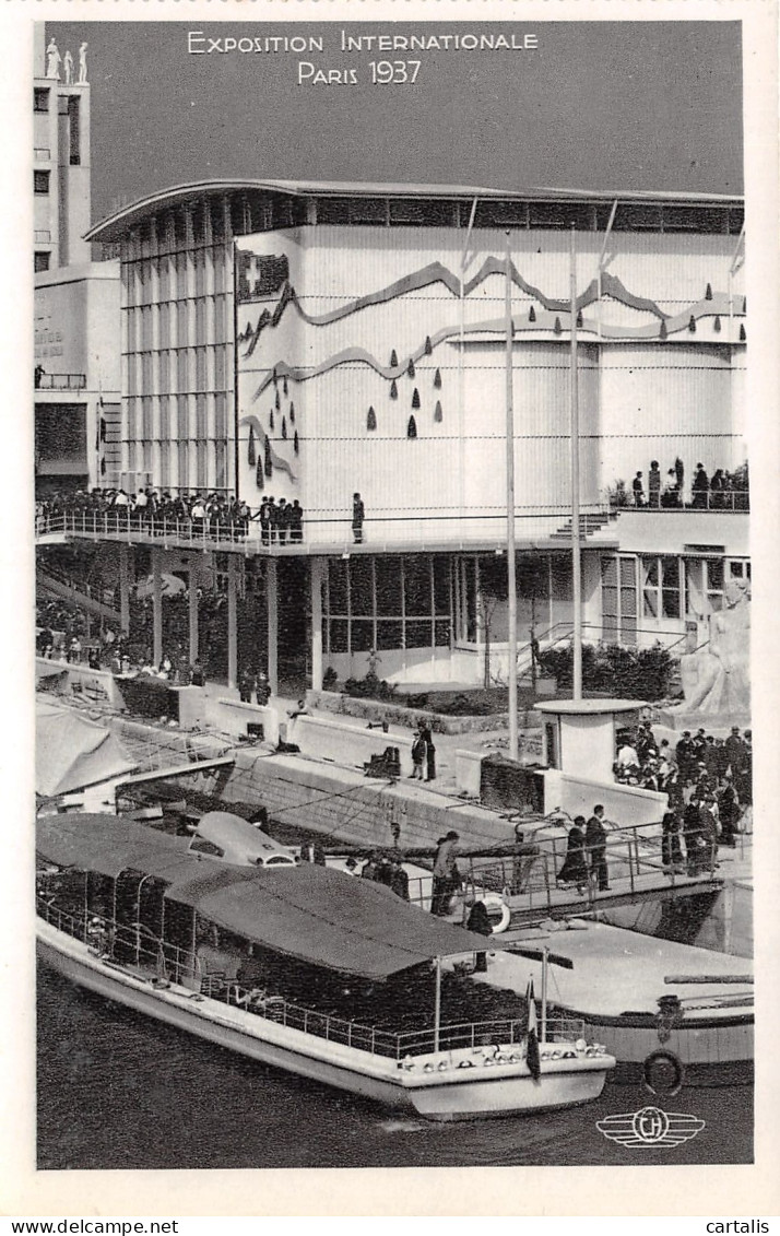 75-PARIS EXPO INTERNATIONALE 1937 PAVILLON DE LA SUISSE-N°4226-A/0127 - Mostre