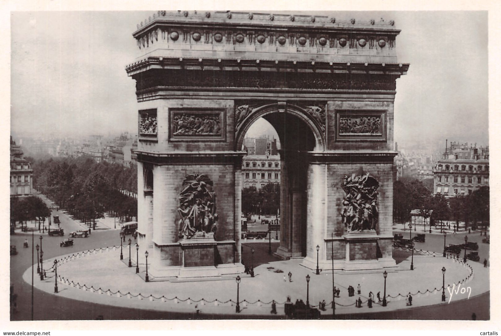 75-PARIS L ARC DE TRIOMPHE-N°4225-H/0377 - Triumphbogen