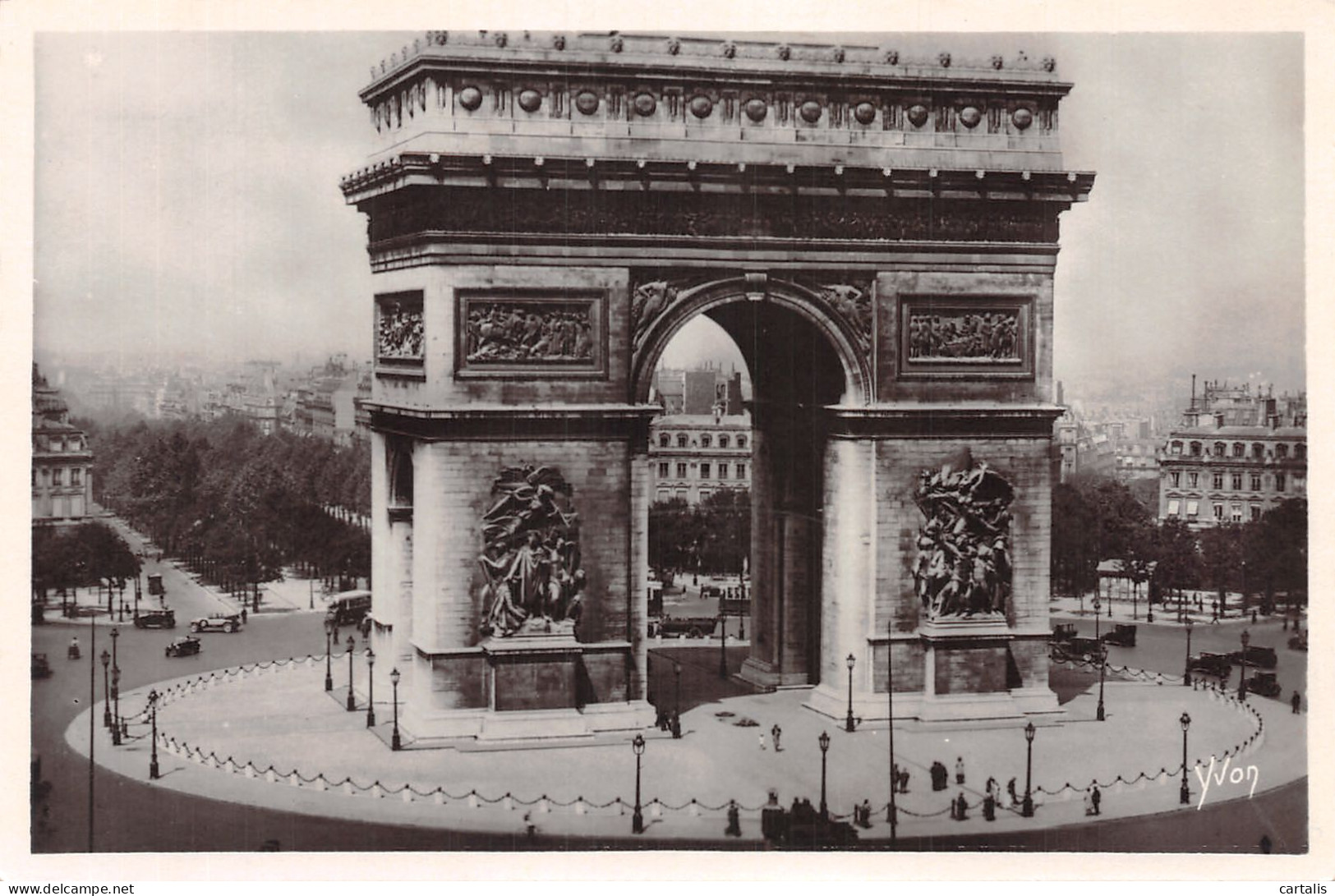 75-PARIS L ARC DE TRIOMPHE-N°4225-H/0375 - Arc De Triomphe