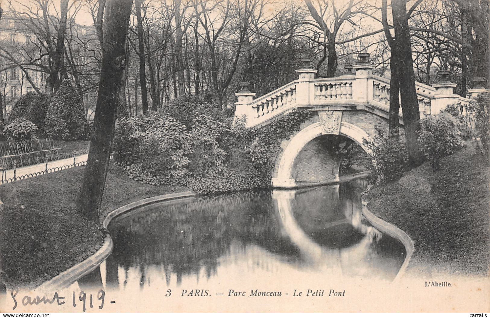 75-PARIS PARC MONCEAU-N°4225-H/0313 - Parks, Gardens