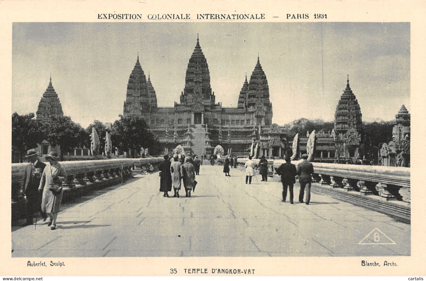 75-PARIS EXPO COLONIALE INTERNATIONALE ANGKOR VAT-N°4225-H/0087 - Exhibitions