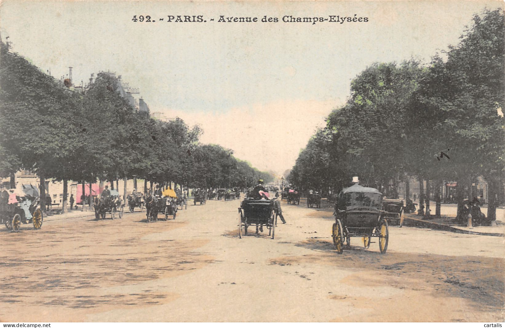 75-PARIS AVENUE DES CHAMPS ELYSEES-N°4225-H/0061 - Champs-Elysées