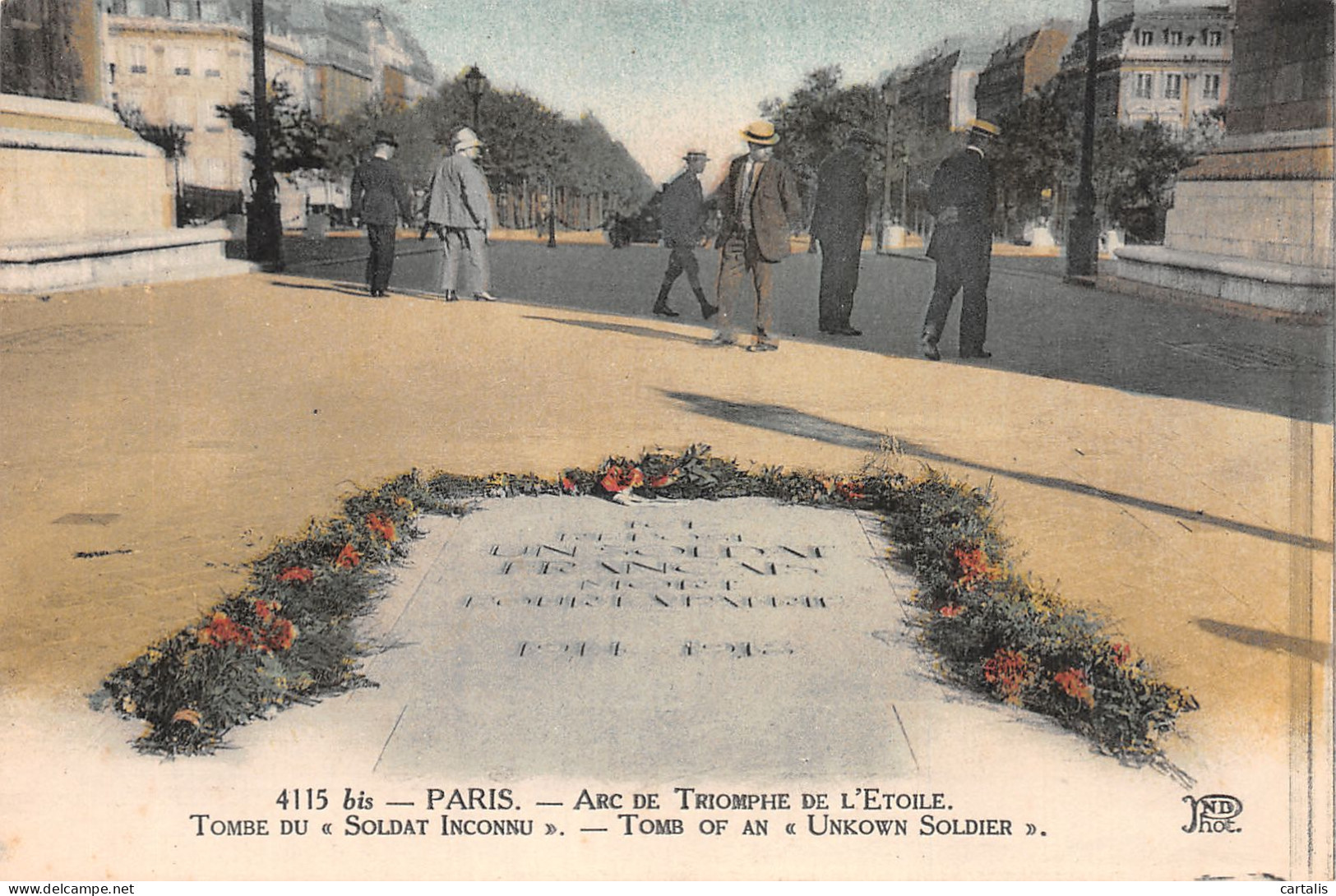 75-PARIS ARC DE TRIOMPHE DE L ETOILE-N°4225-H/0043 - Arc De Triomphe