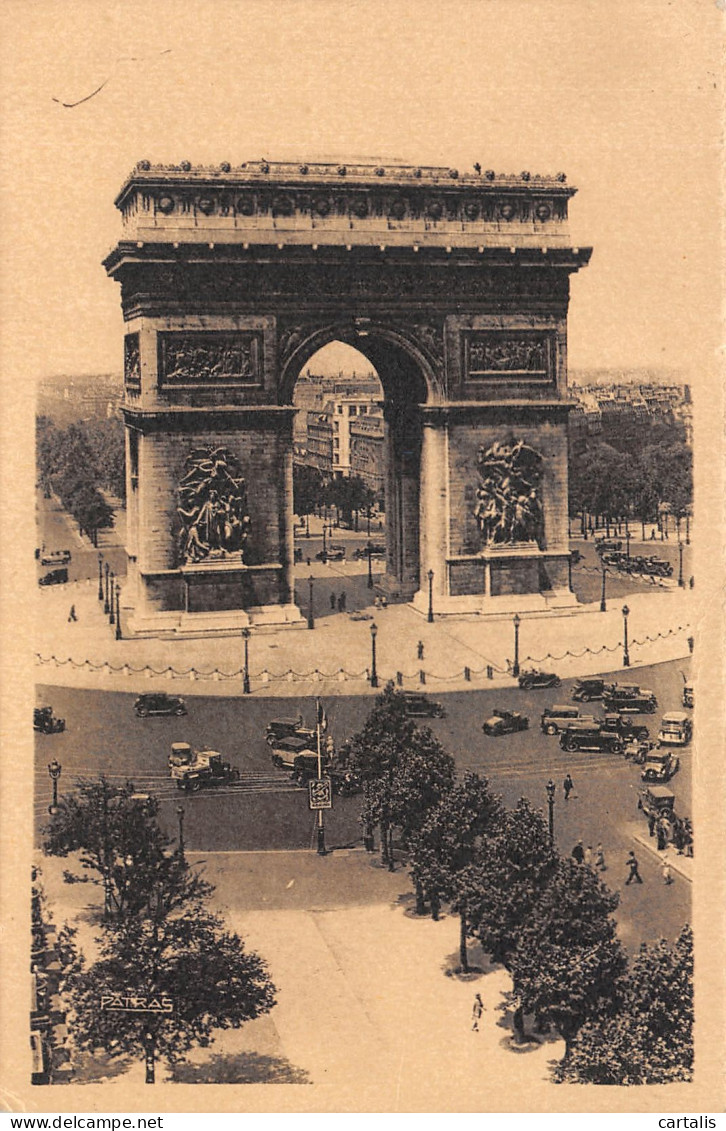 75-PARIS ARC DE TRIOMPHE DE L ETOILE-N°4225-G/0361 - Arc De Triomphe