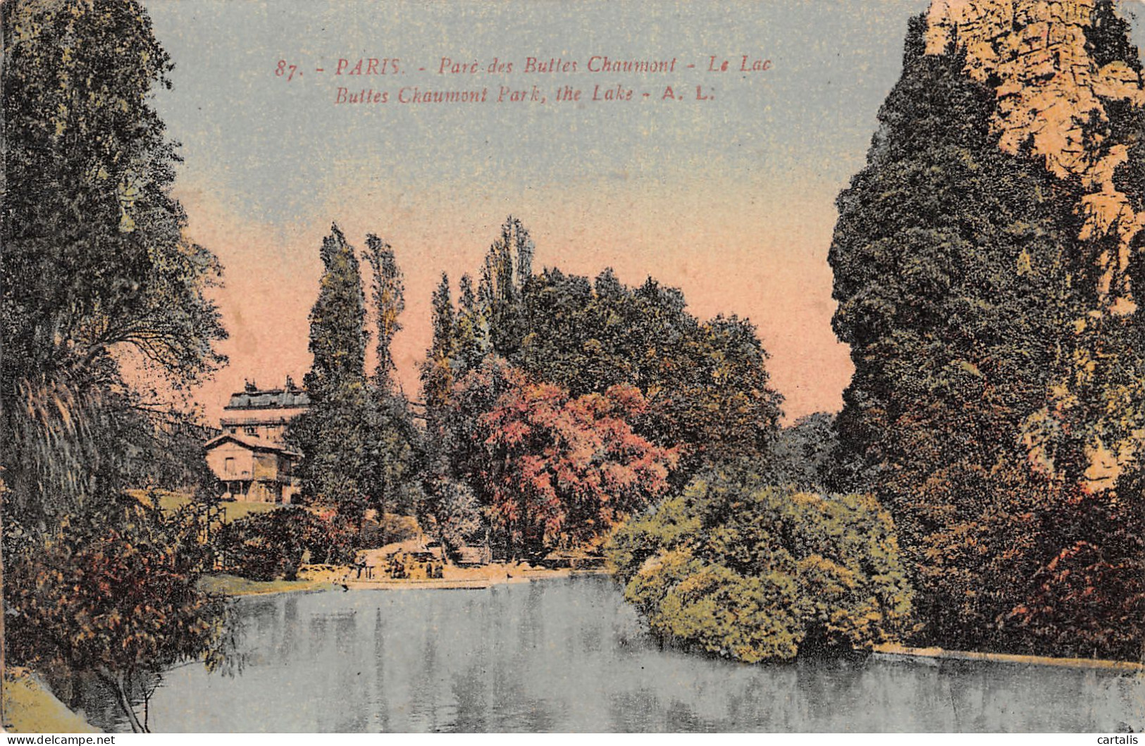 75-PARIS PARC DES BUTTES CHAUMONT-N°4225-G/0327 - Parken, Tuinen