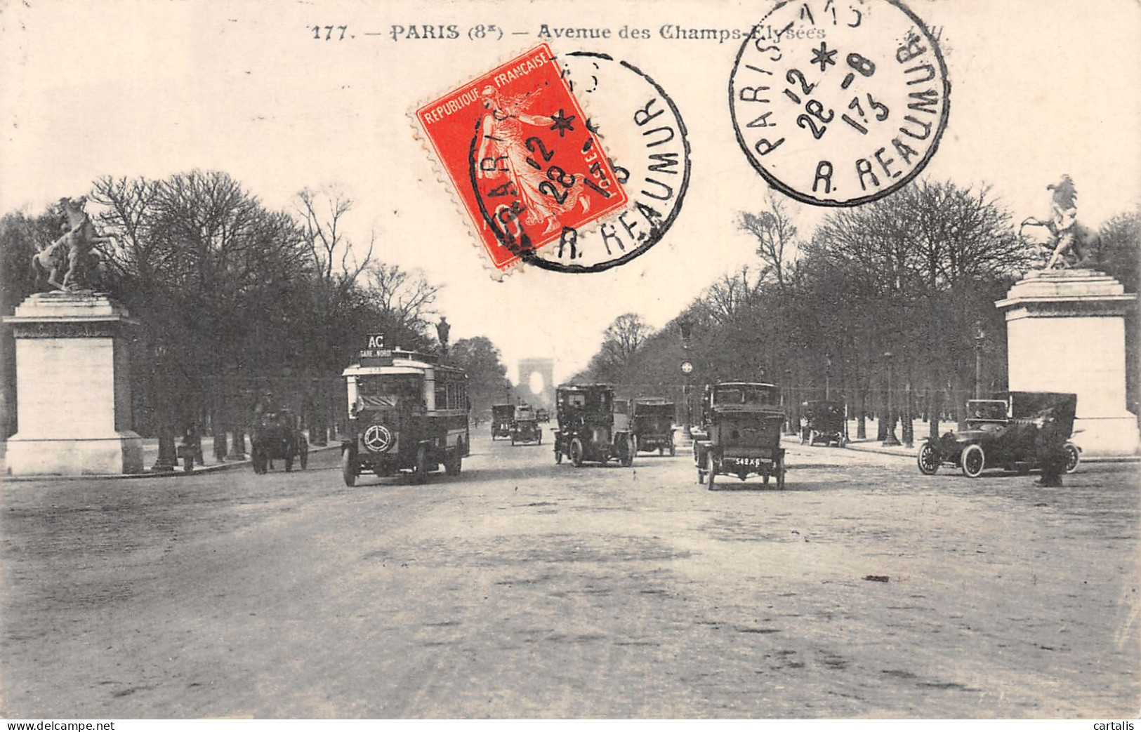75-PARIS AVENUE DES CHAMPS ELYSEES-N°4226-D/0321 - Champs-Elysées