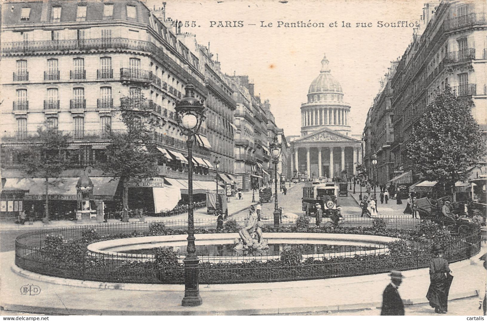75-PARIS LE PANTHEON ET LA RUE SOUFFLOT-N°4226-D/0285 - Panthéon