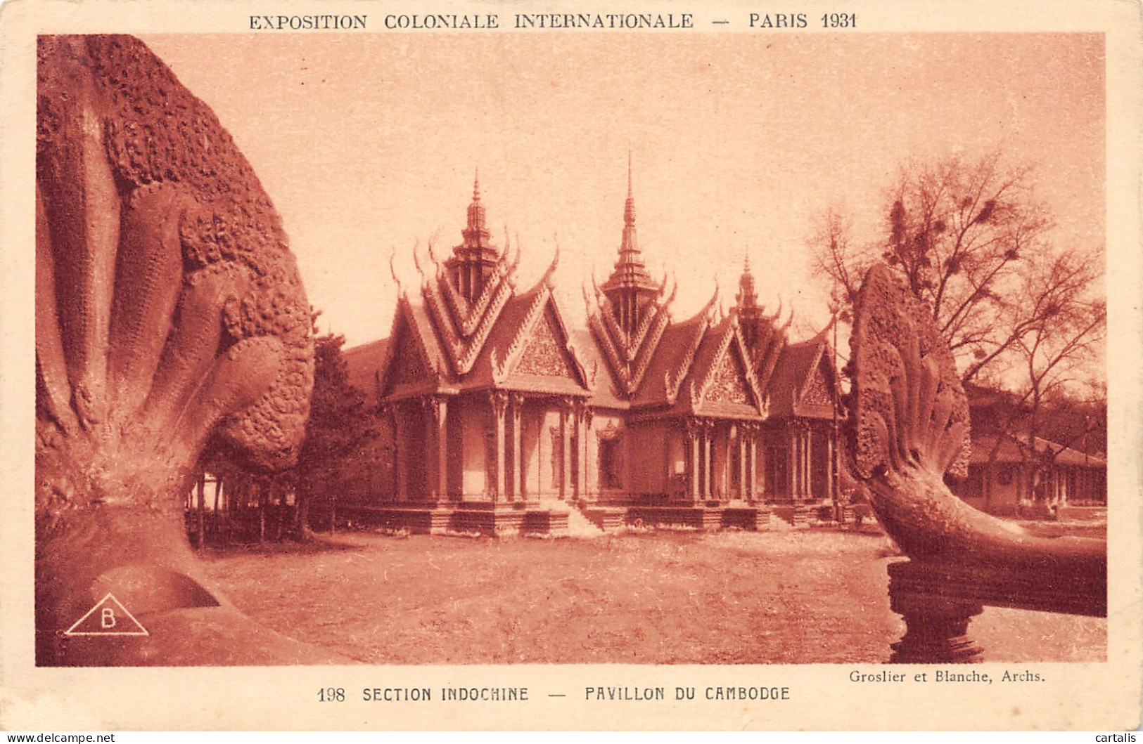 75-PARIS EXPO COLONIALE INTERNATIONALE CAMBODGE-N°4226-D/0185 - Expositions