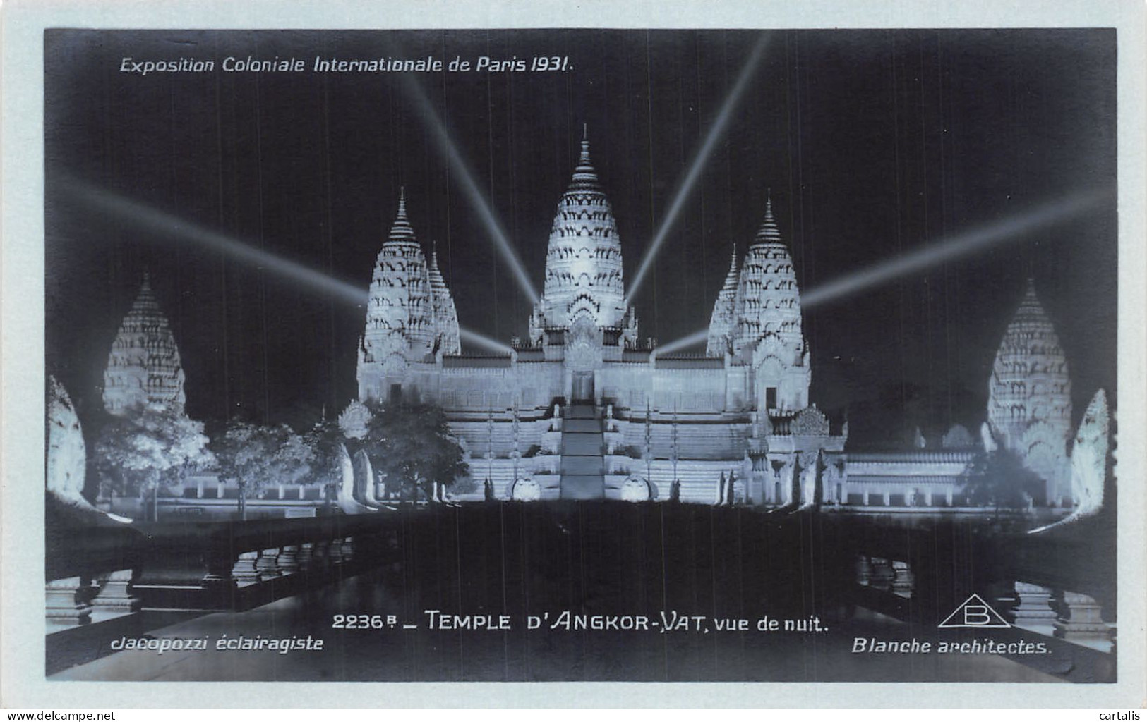 75-PARIS EXPO COLONIALE INTERNATIONALE ANGKOR VAT-N°4226-D/0175 - Expositions