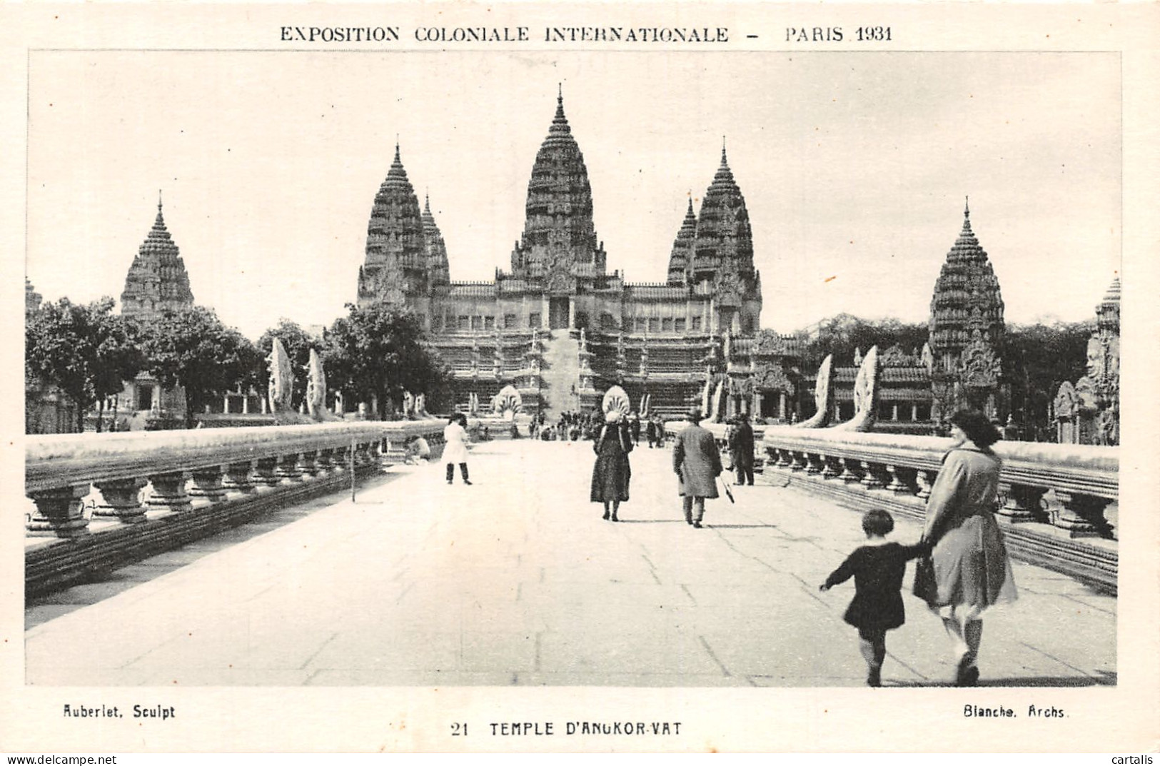 75-PARIS EXPO COLONIALE INTERNATIONALE ANGKOR VAT-N°4226-D/0171 - Expositions