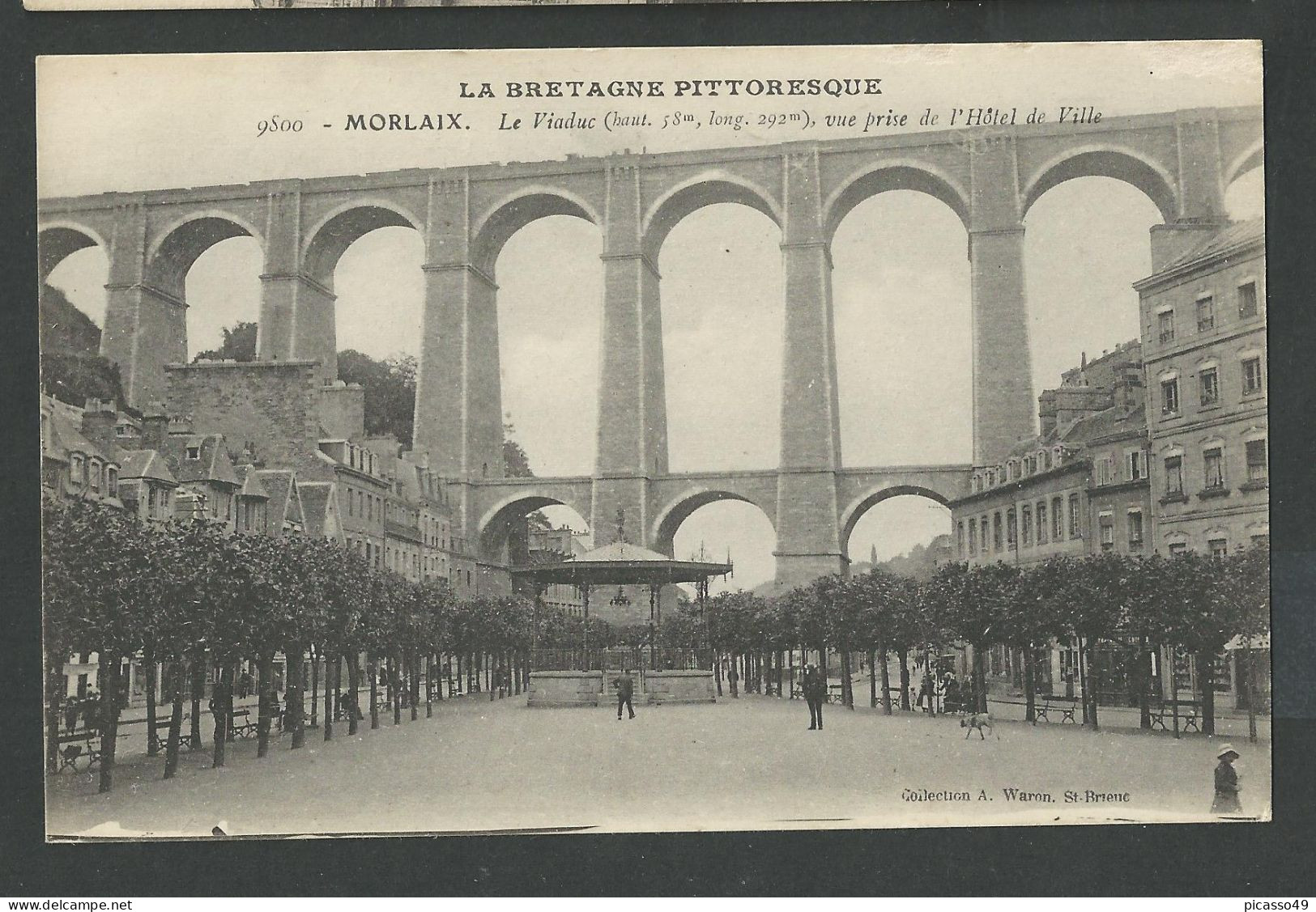 Finistère , Morlaix , Le Viaduc Prit De L'hotel De Ville - Morlaix