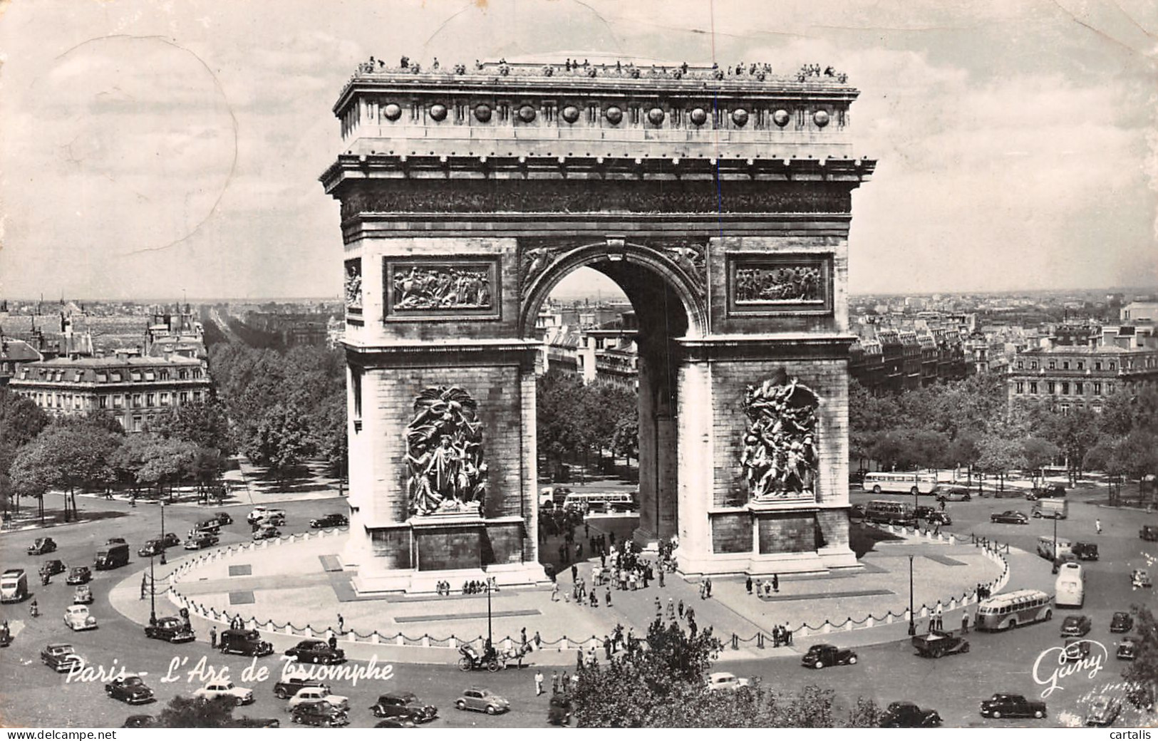 75-PARIS L ARC DE TRIOMPHE-N°4226-C/0319 - Arc De Triomphe