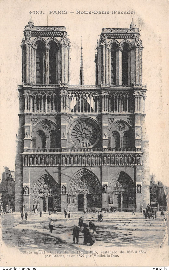 75-PARIS NOTRE DAME-N°4226-C/0267 - Notre Dame De Paris