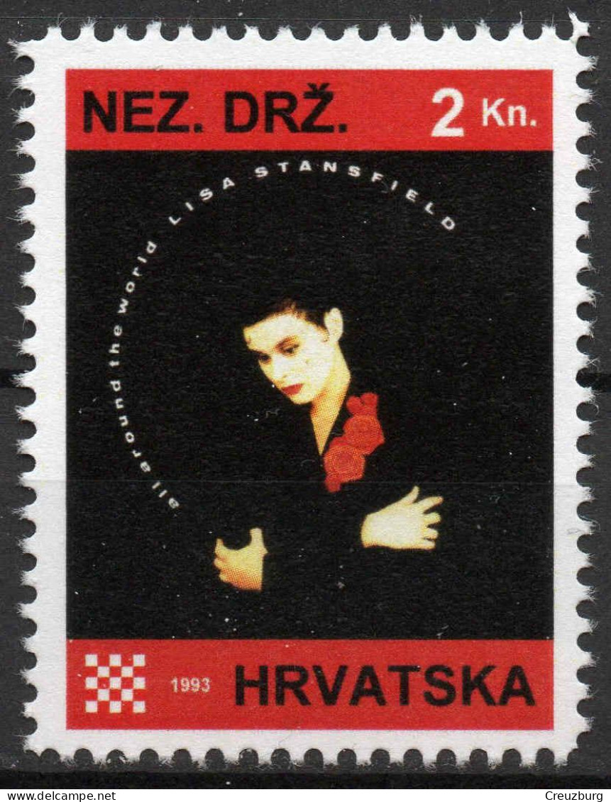 Lisa Stansfield - Briefmarken Set Aus Kroatien, 16 Marken, 1993. Unabhängiger Staat Kroatien, NDH. - Kroatien